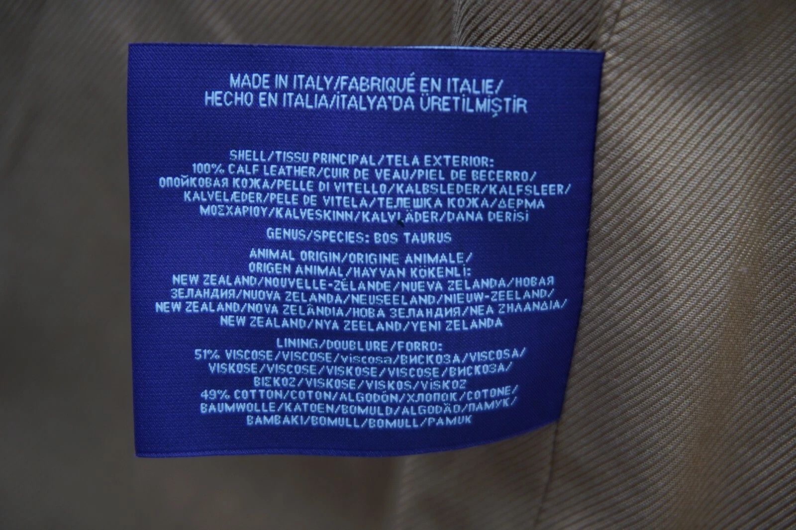 Ralph Lauren New Ralph Lauren Purple Label Calfskin Leather Jacket XL Size US XL / EU 56 / 4 - 9 Thumbnail