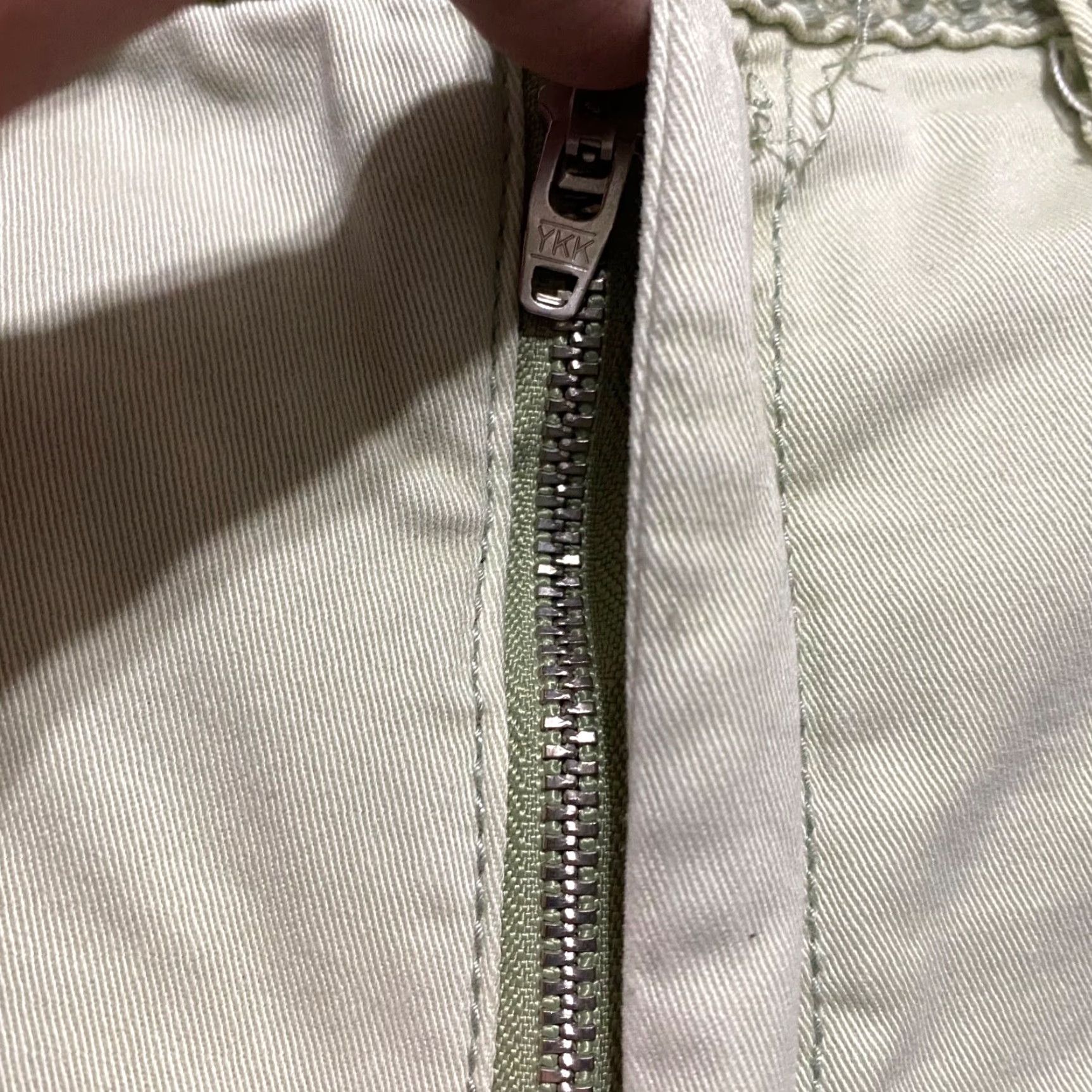 Anthropologie Anthropologie Pants sz 29 Beige Solid Straight Leg Chino Slim Mid Rise Womens Size 29" - 7 Thumbnail