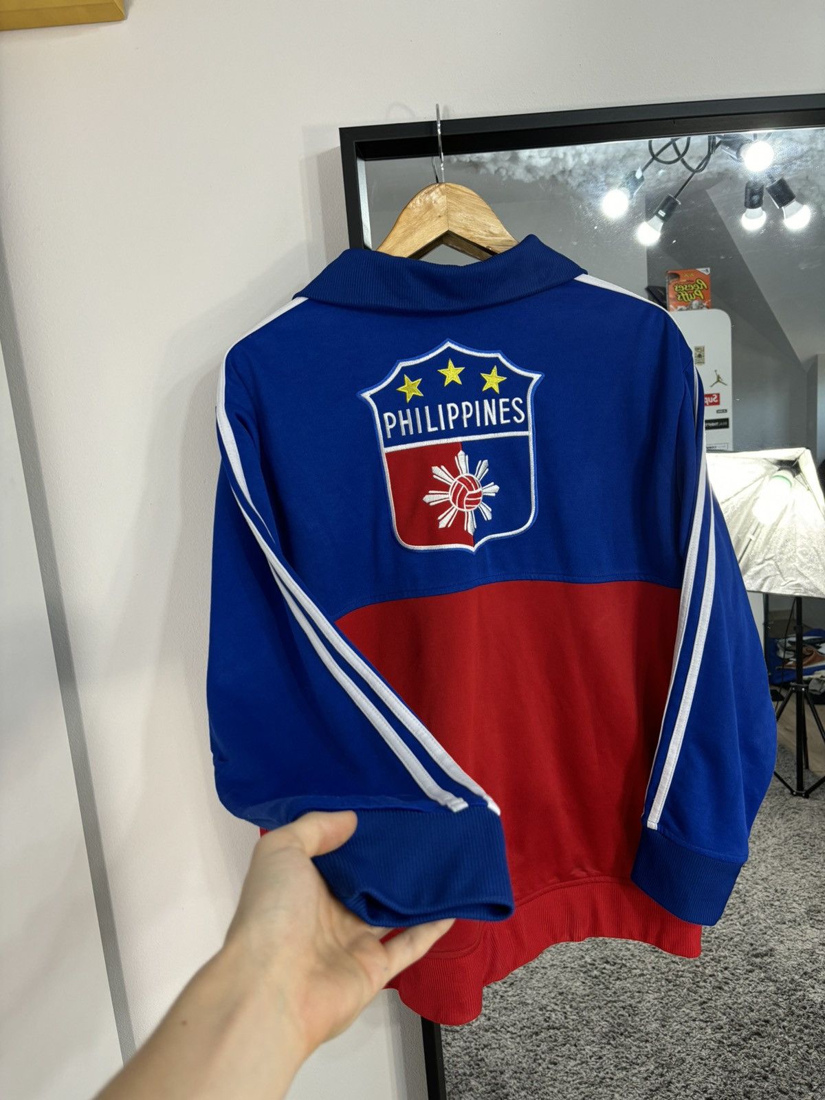 Rare Vintage Adidas Philippines Football Track Jacket Hoodie