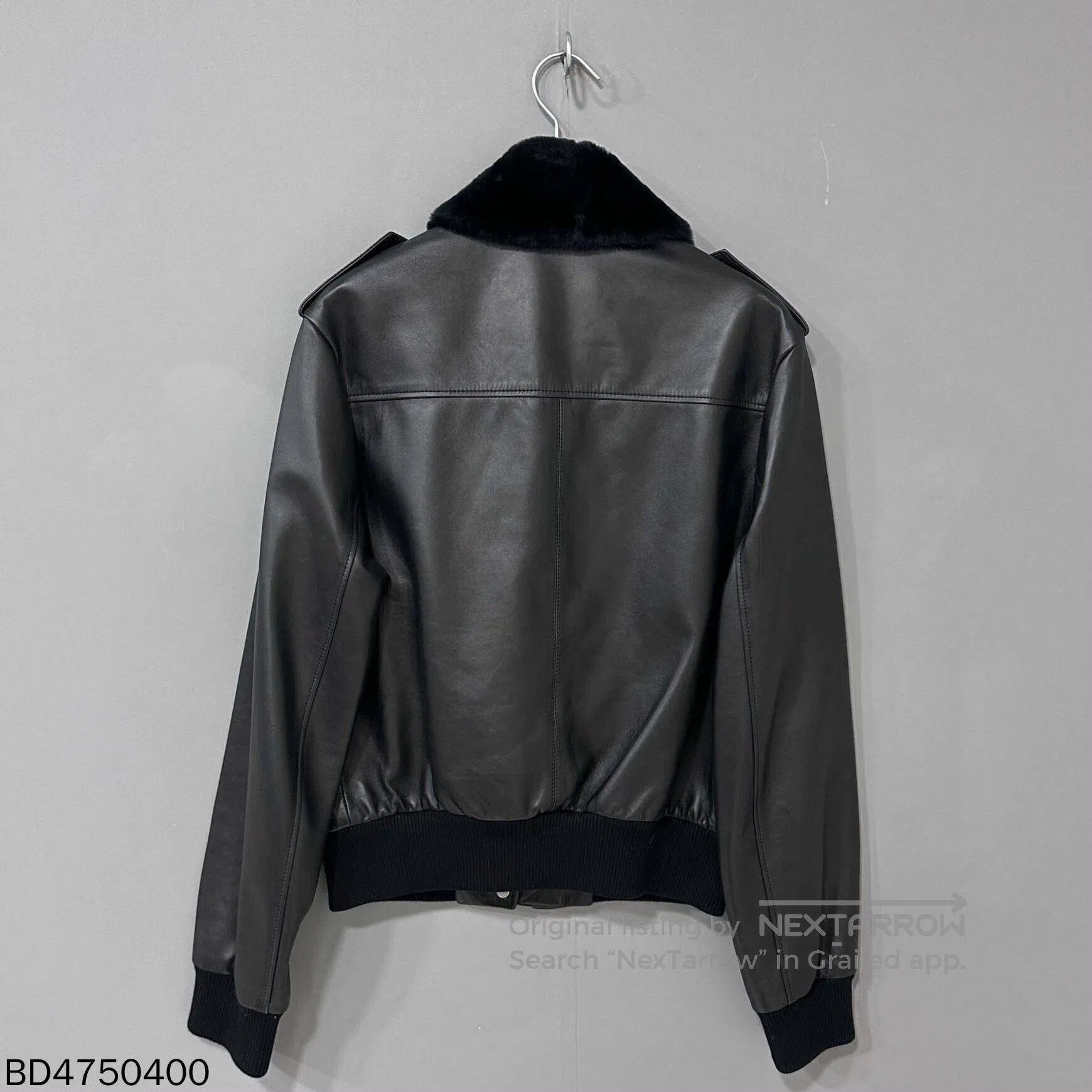 Loewe LOEWE Black Lamb Fur Collar Coat. Size US S / EU 44-46 / 1 - 2 Thumbnail