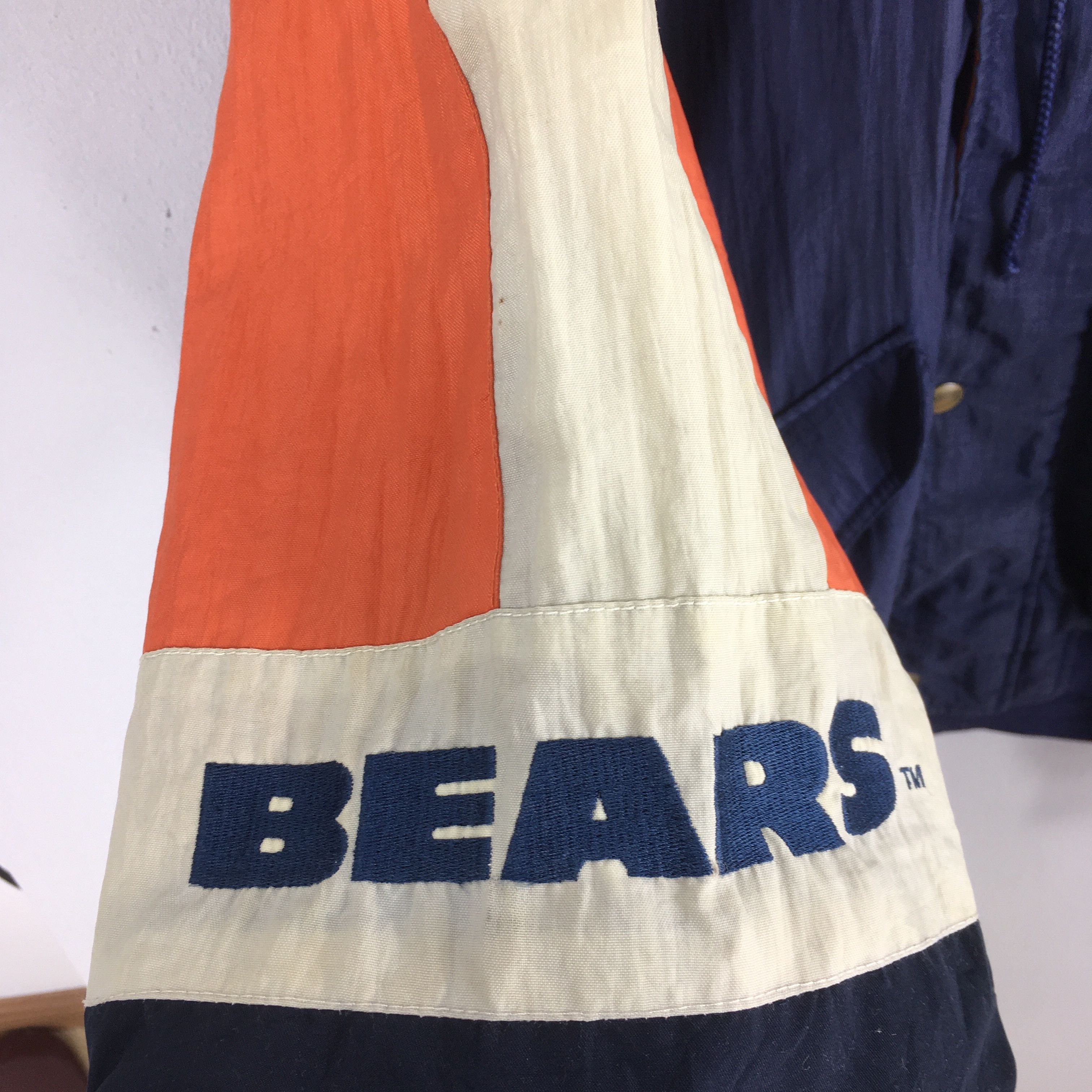 NFL Vintage 90s Chicago Bears NFL Bomber Jacket 2XL Size US XXL / EU 58 / 5 - 6 Thumbnail