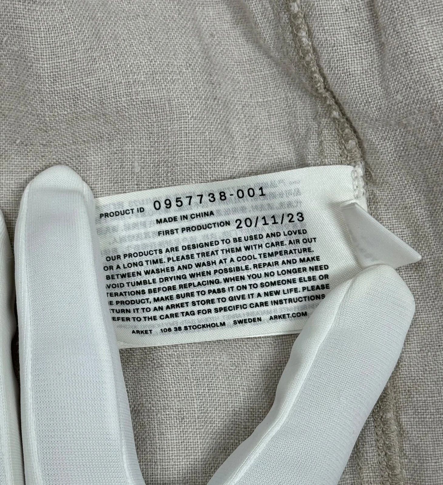 Arket Arket Linen Trousers size 36 Size 26" / US 2 / IT 38 - 8 Thumbnail