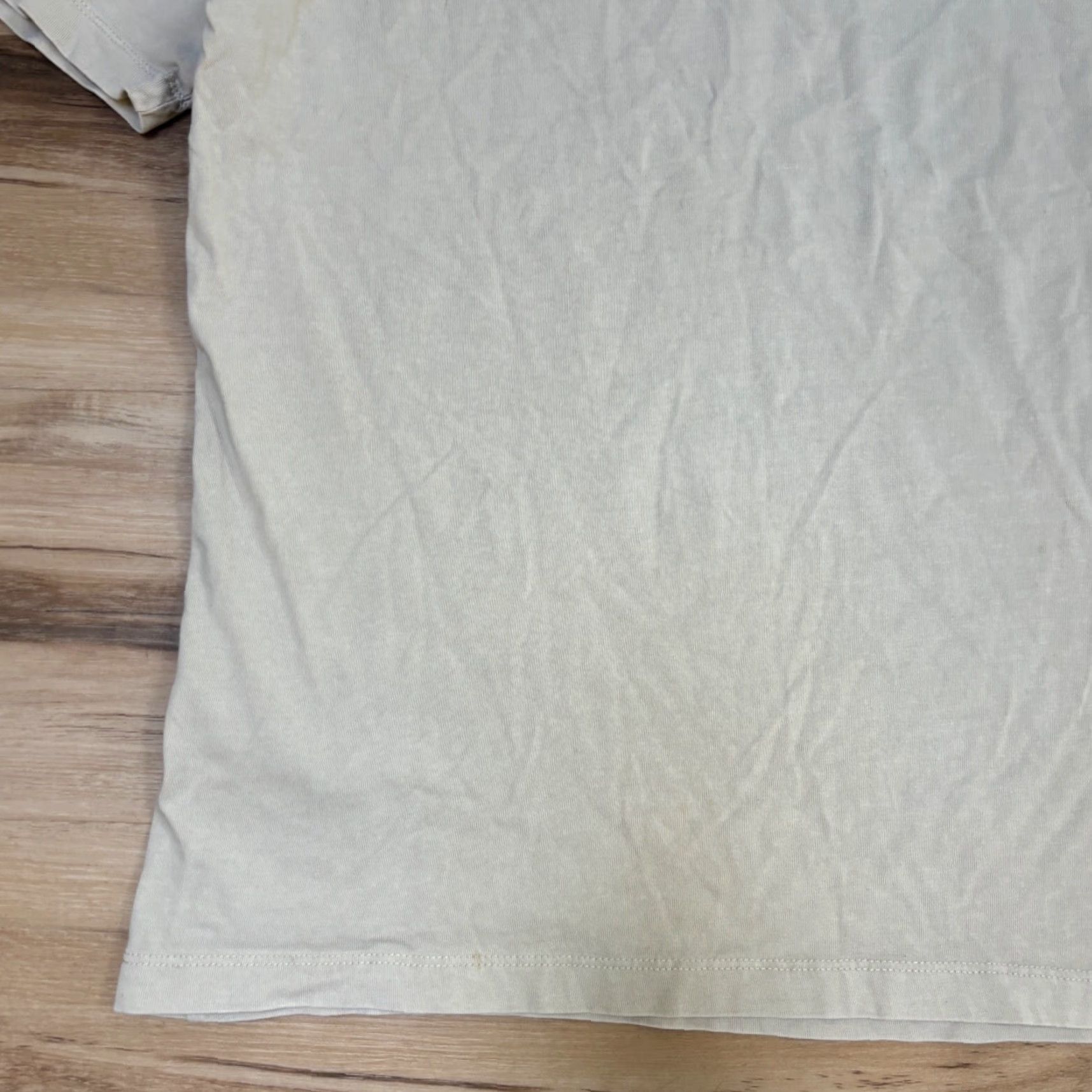 Zara ZARA T Shirt Mens Medium Crew Neck Tonal Logo USA Beige Cotton Short Sleeve Basic Tee USA Mens (Regular) Size US M / EU 48-50 / 2 - 3 Thumbnail