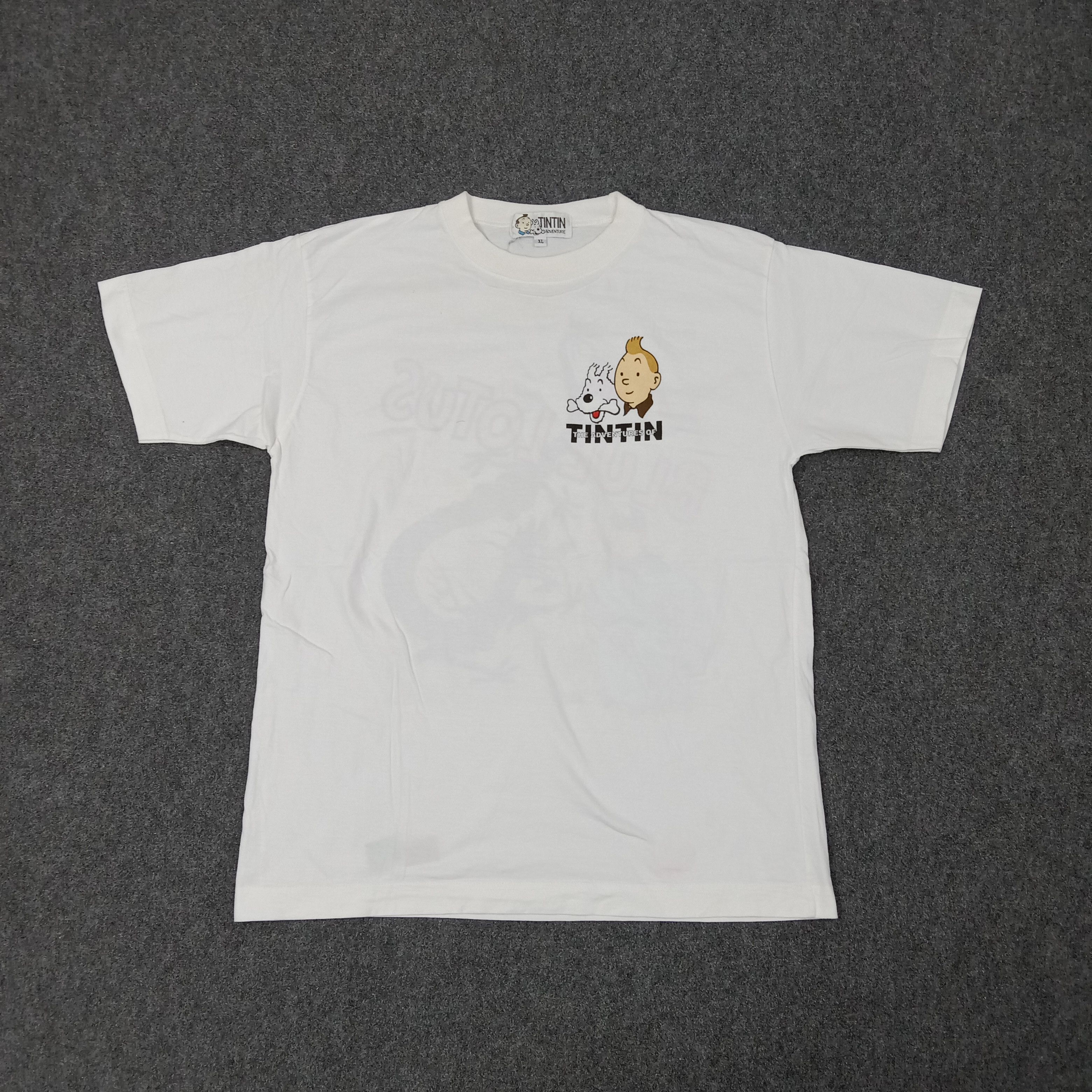 Cartoon Network Adventure of Tintin The Blue Lotus Cartoon Tshirt C259N5 Size US L / EU 52-54 / 3 - 3 Thumbnail
