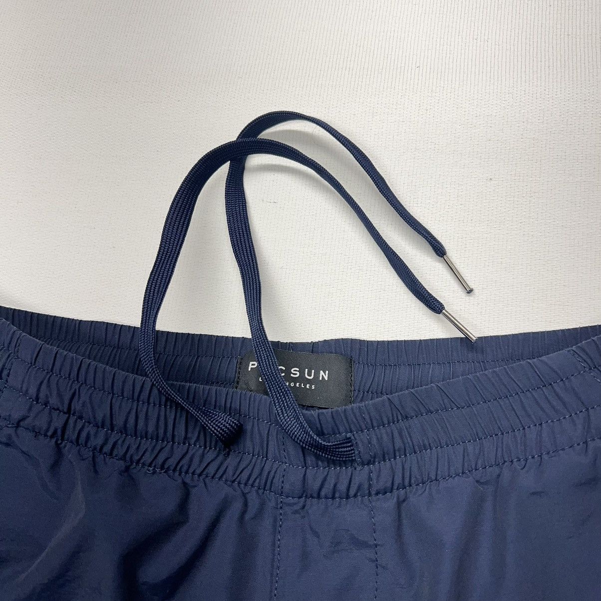 Pacsun Pacsun Pants Blue Jogger Nylon Side Stripe Drawstring Active Size US 30 / EU 46 - 4 Thumbnail
