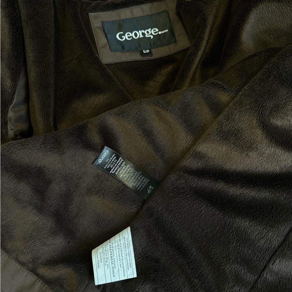 George Women's George Brown Fleece-Lined Jacket - Size S/P Size S / US 4 / IT 40 - 5 Thumbnail