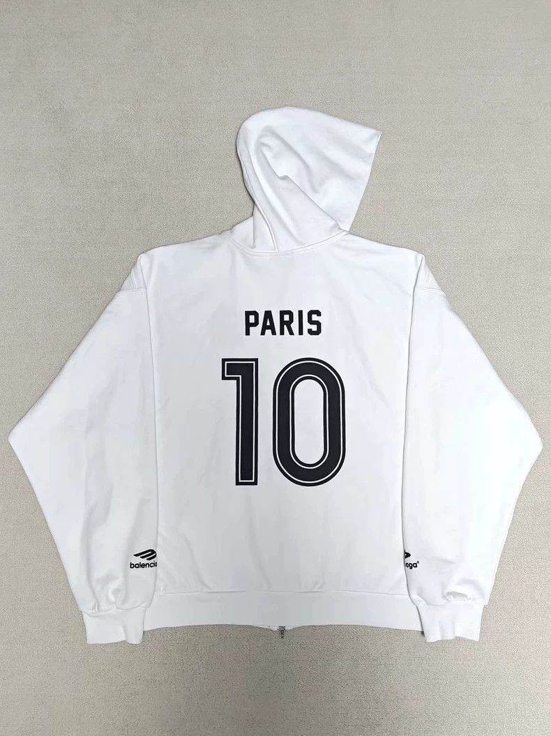 Balenciaga Balenciaga 24 United White Football Limited Edition Hooded Size US XS / EU 42 / 0 - 2 Thumbnail