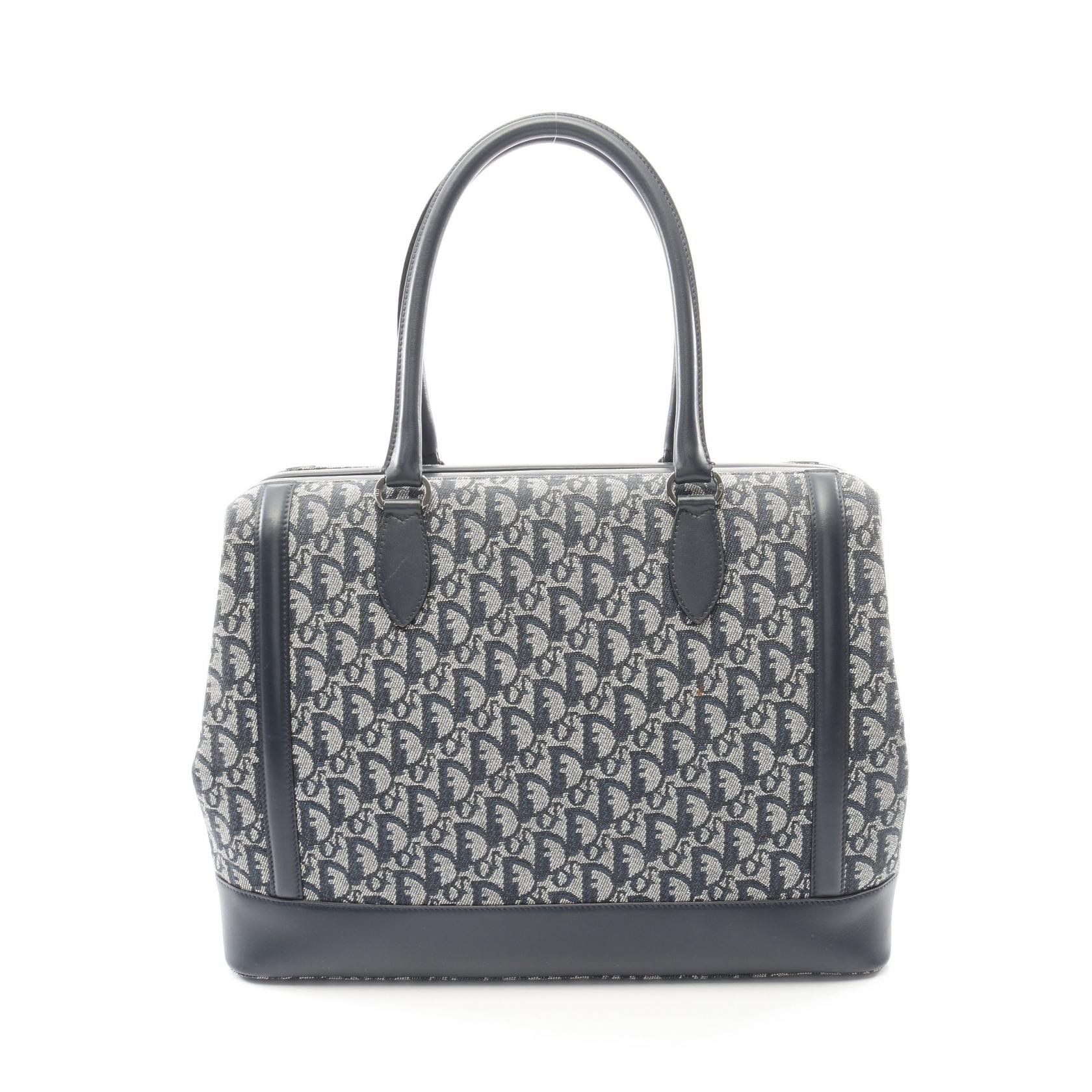 Dior Dior Dior Trotter Canvas Leather Handbag Textile Handbag DUTY FREE for USA Size ONE SIZE - 1 Thumbnail