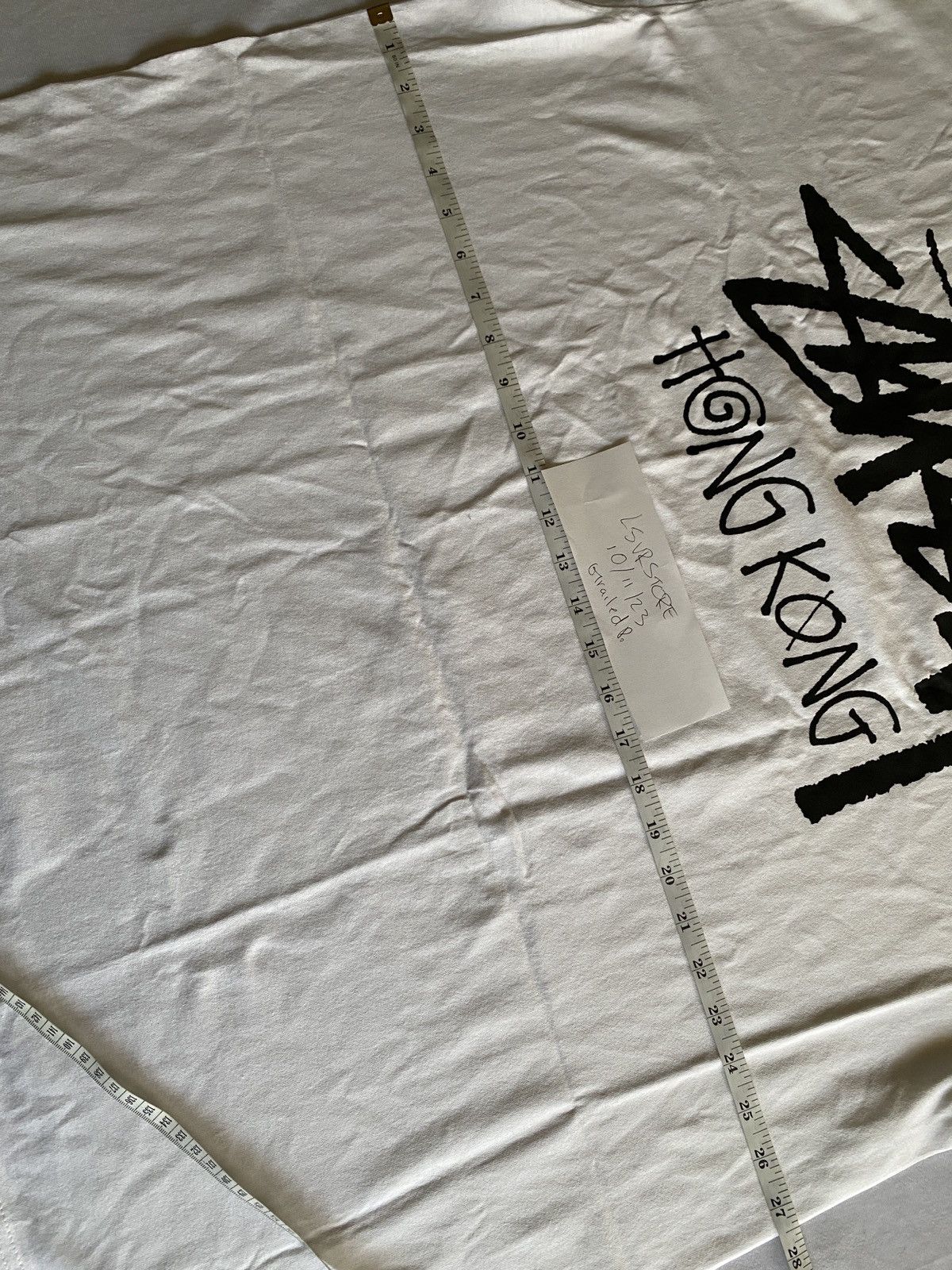 Stussy Stussy Hong Kong Exclusive Tee White XXLARGE LASTONE🚨! Size US XXL / EU 58 / 5 - 7 Thumbnail