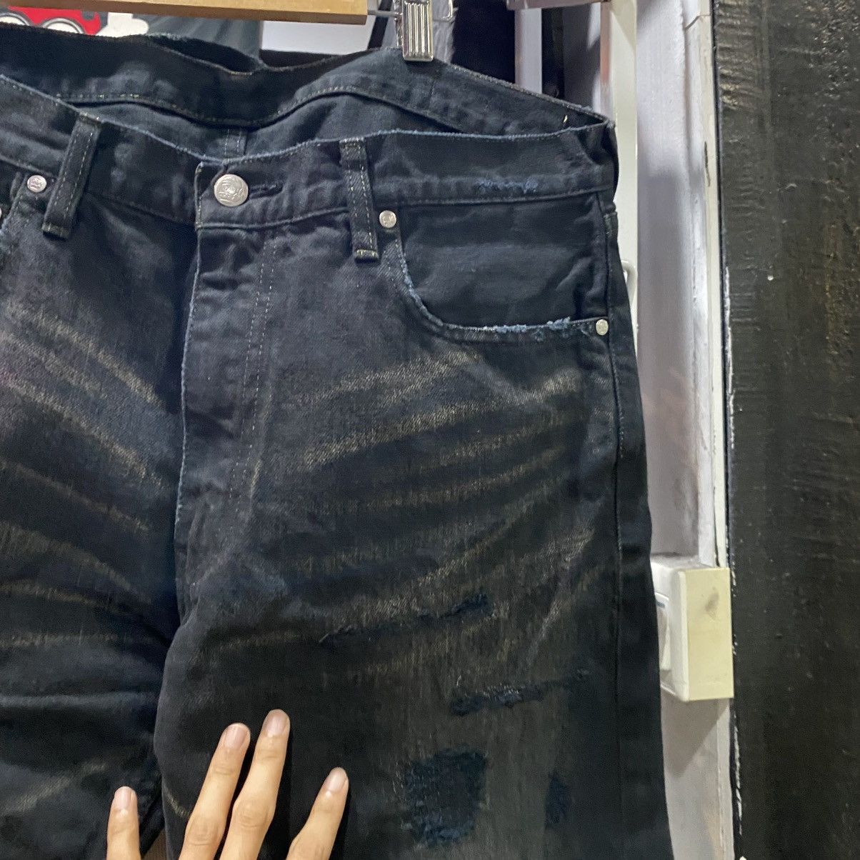 Billionaire Boys Club Billionaire Boys Club denim jeans distressed black Size US 34 / EU 50 - 13 Thumbnail