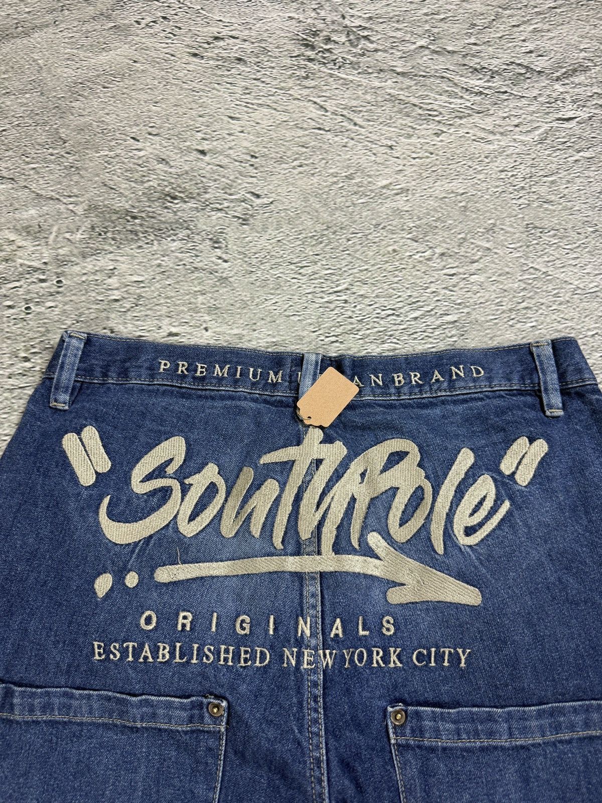 Southpole Southpole Jeans vintage big logo skate hip hop denim pants Size US 34 / EU 50 - 4 Thumbnail