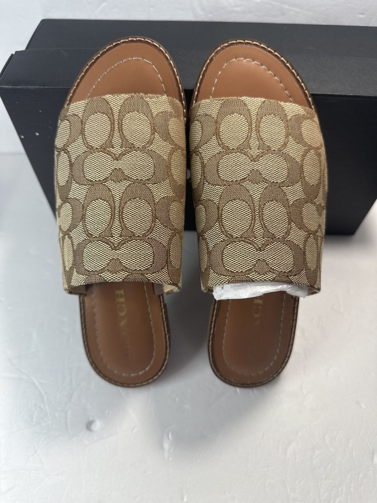 Coach Hazel Sandal In Signature Jacquard Size US 7.5 / IT 37.5 - 5 Thumbnail