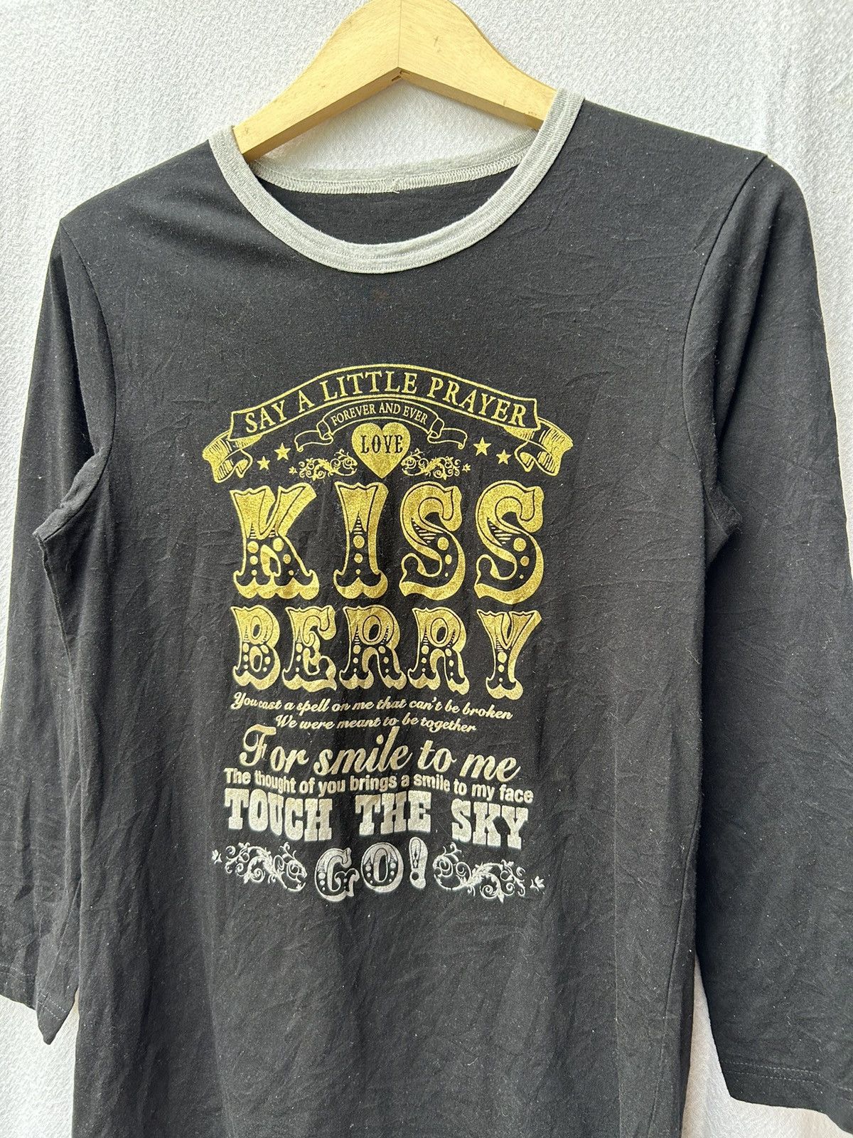 If Six Was Nine × Japanese Brand × Le Grande Bleu (L.G.B.) Japanese style kiss berry poem longsleeve Size US S / EU 44-46 / 1 - 4 Thumbnail