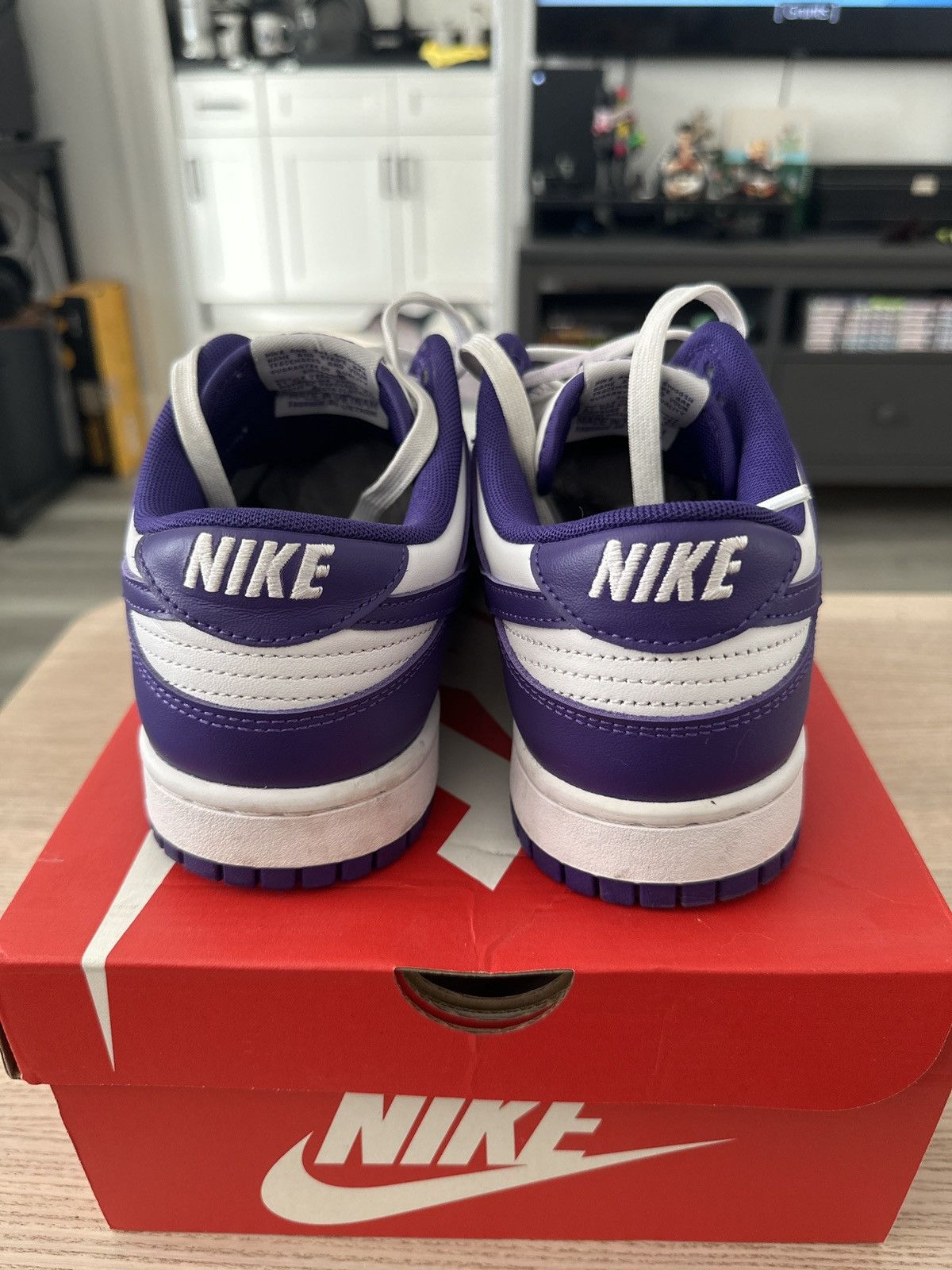 Nike Court Purple Dunk Lows Size US 10 / EU 43 - 5 Thumbnail