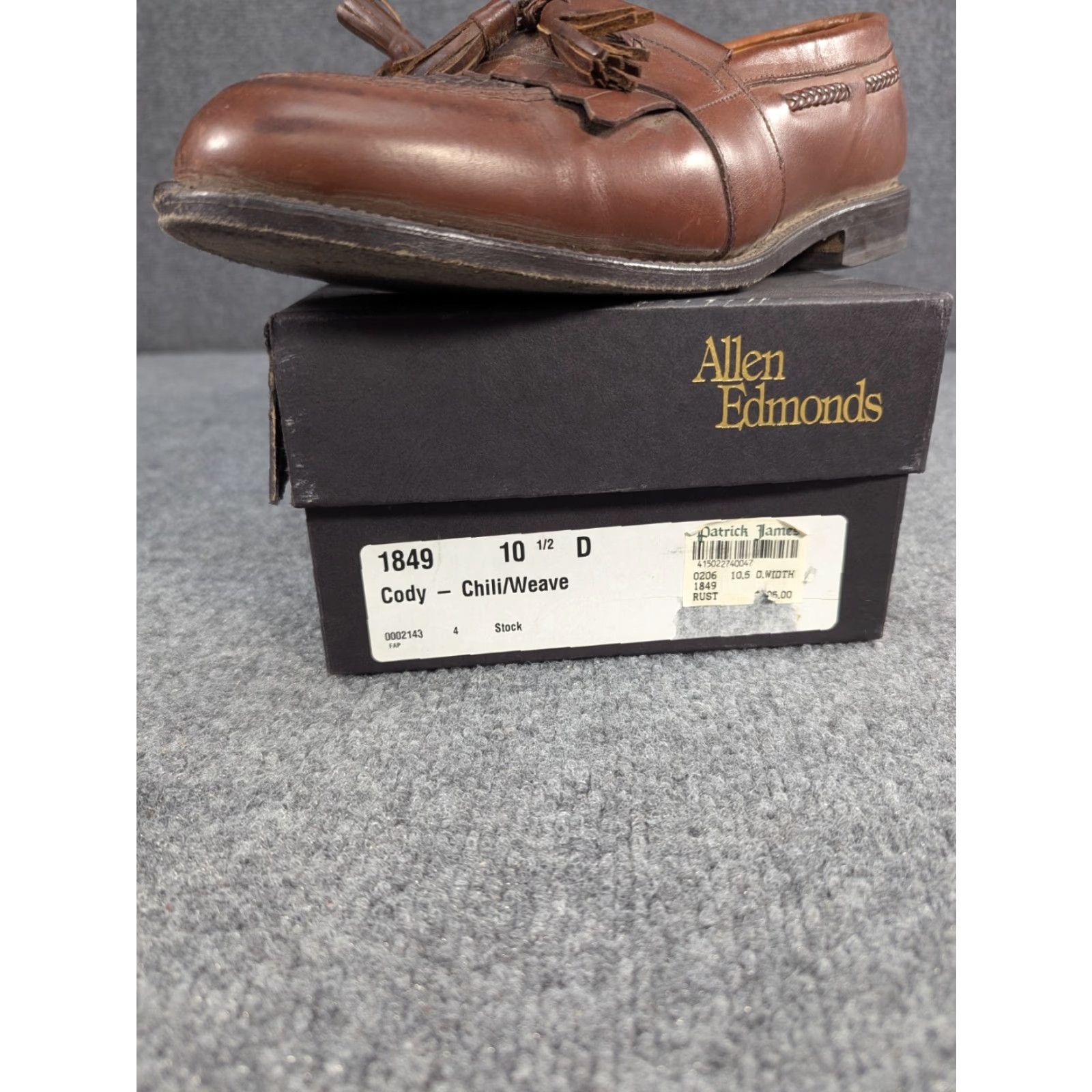 Allen Edmonds Allen Edmonds Cody Kiltie Tassel Weave Loafer Brown 10.5 D USA Vintage Mens Dress Oxford Slip On Leather Size US 11 / EU 44 - 4 Thumbnail