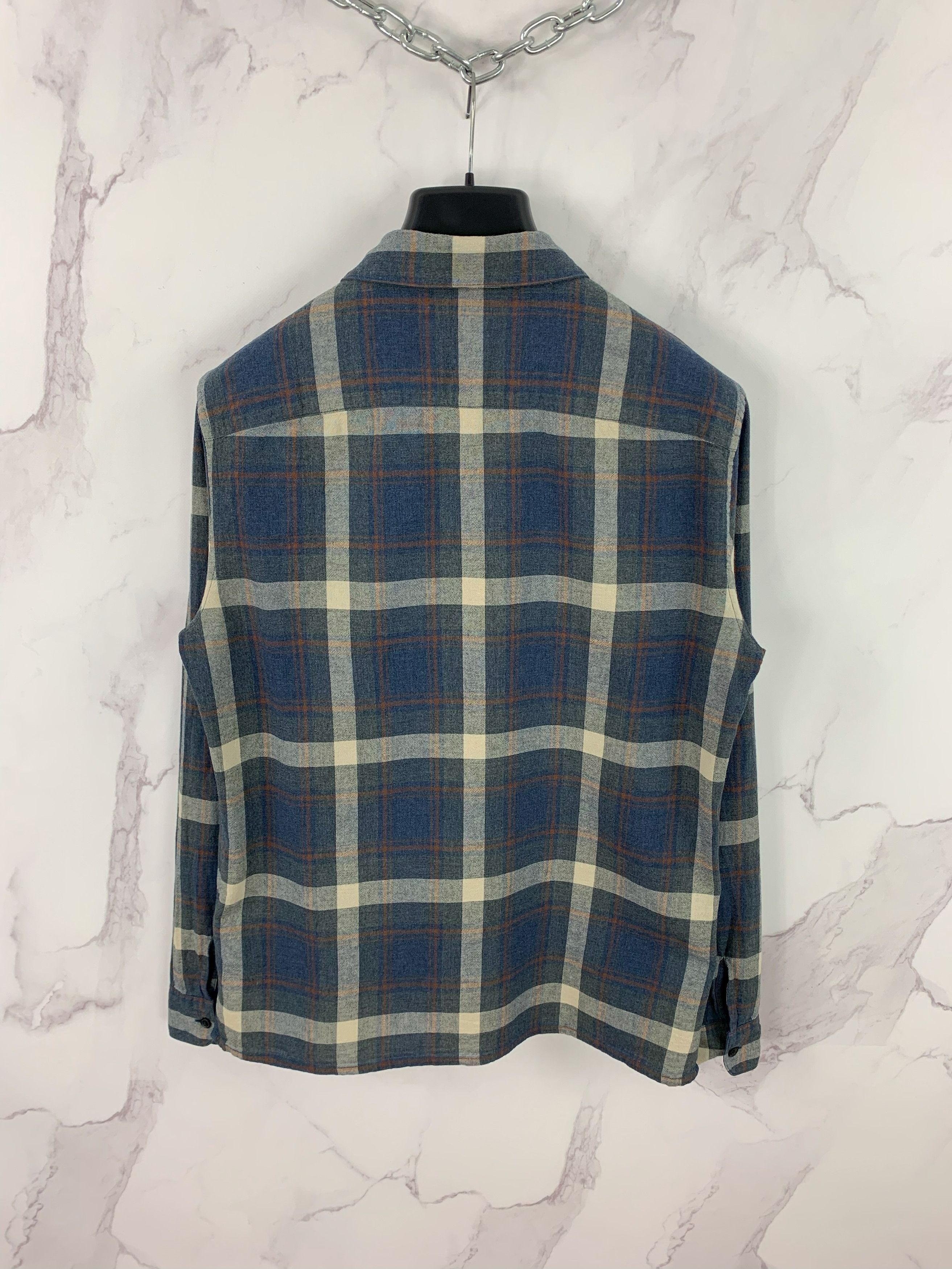 Allsaints AllSaints Shirt Lauderhill Long Sleeve Check Pattern Shirt L Size US L / EU 52-54 / 3 - 4 Thumbnail