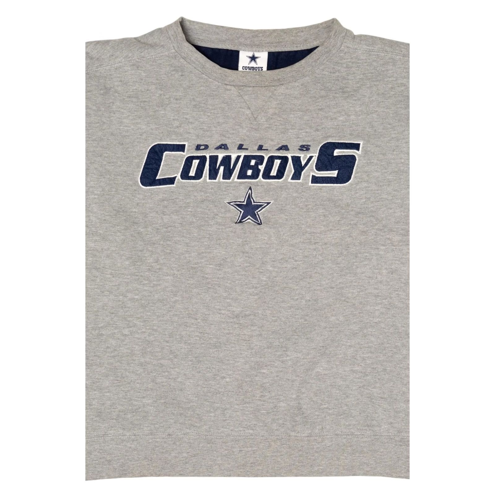 Vintage VINTAGE Dallas Cowboys Authentic Apparel Sweatshirt Gray Gray Dallas Cowboys Sweatshirt X-Large Mens Size US XL / EU 56 / 4 - 5 Thumbnail