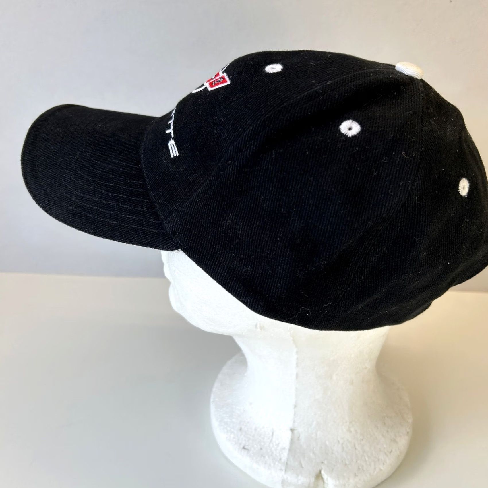 Vintage VINTAGE Corvette Hat Unisex Adults Black Cotton Adjustable Strapback Baseball Cap 80s 90s Retro USA Size ONE SIZE - 3 Thumbnail