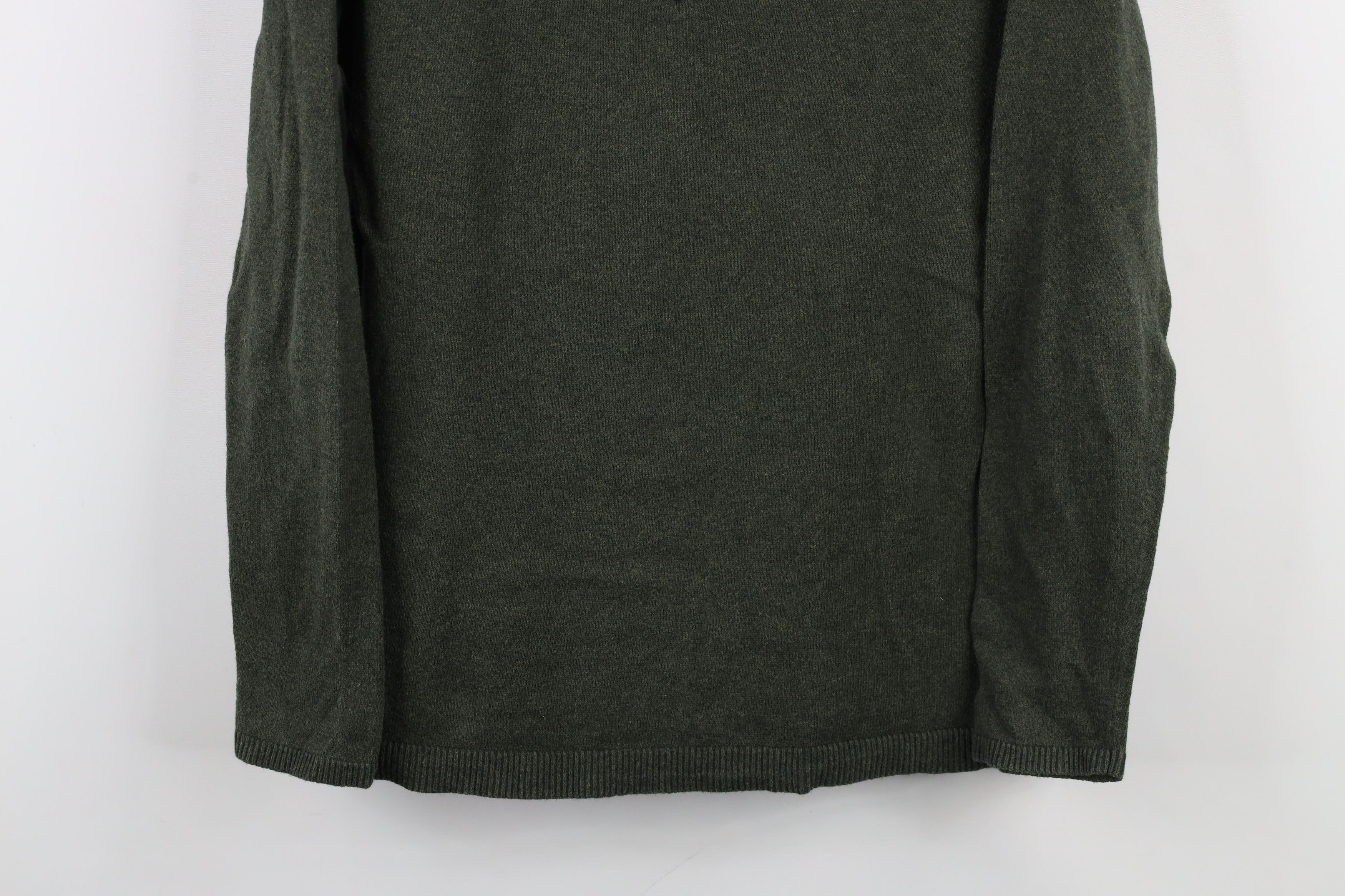 Eddie Bauer × Vintage Vintage Eddie Bauer Cashmere Knit Sweater Heather Green Size M / US 6-8 / IT 42-44 - 3 Thumbnail