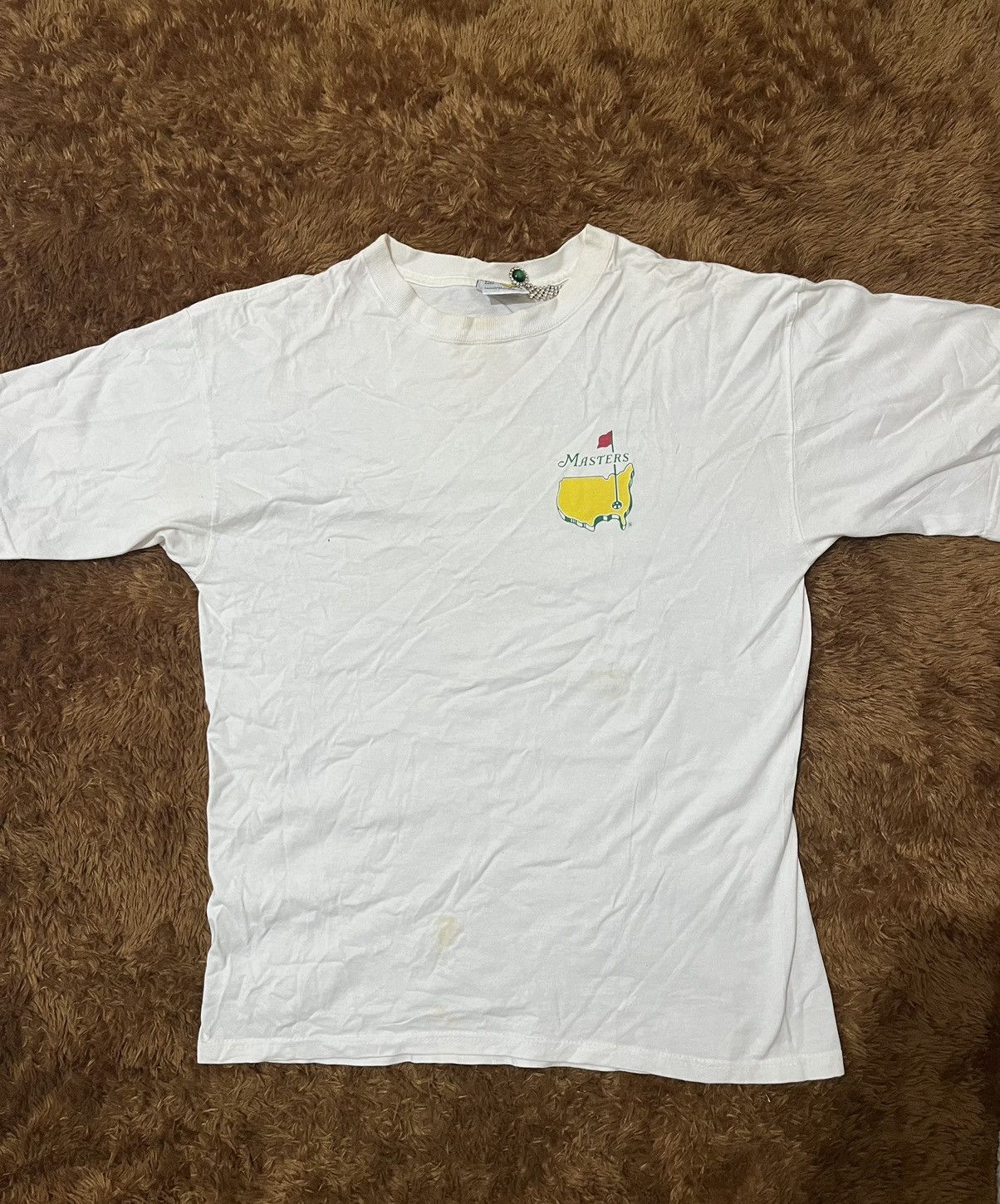 Vintage MASTERS GOLF 1996 CHAMPIONS TEE VINTAGE Size US M / EU 48-50 / 2 - 1 Thumbnail