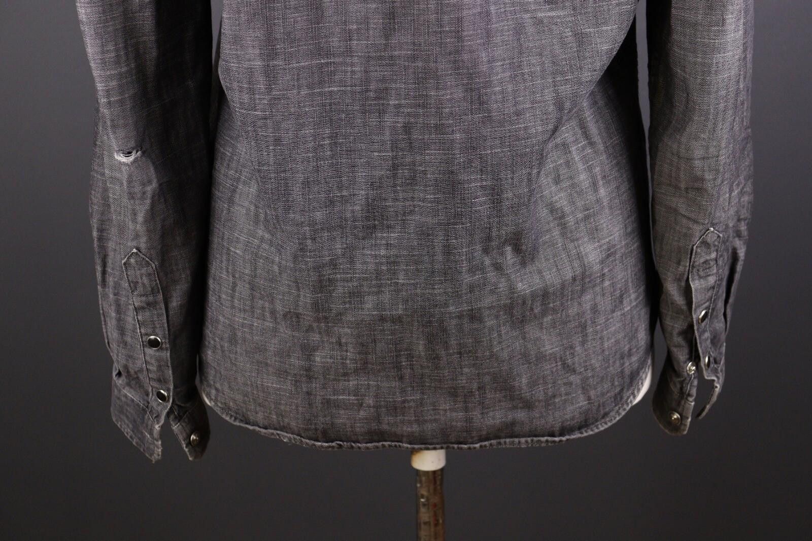 The Kooples The Kooples Jeans Fitted Gray Button Down Shirt Size M Size US M / EU 48-50 / 2 - 10 Thumbnail