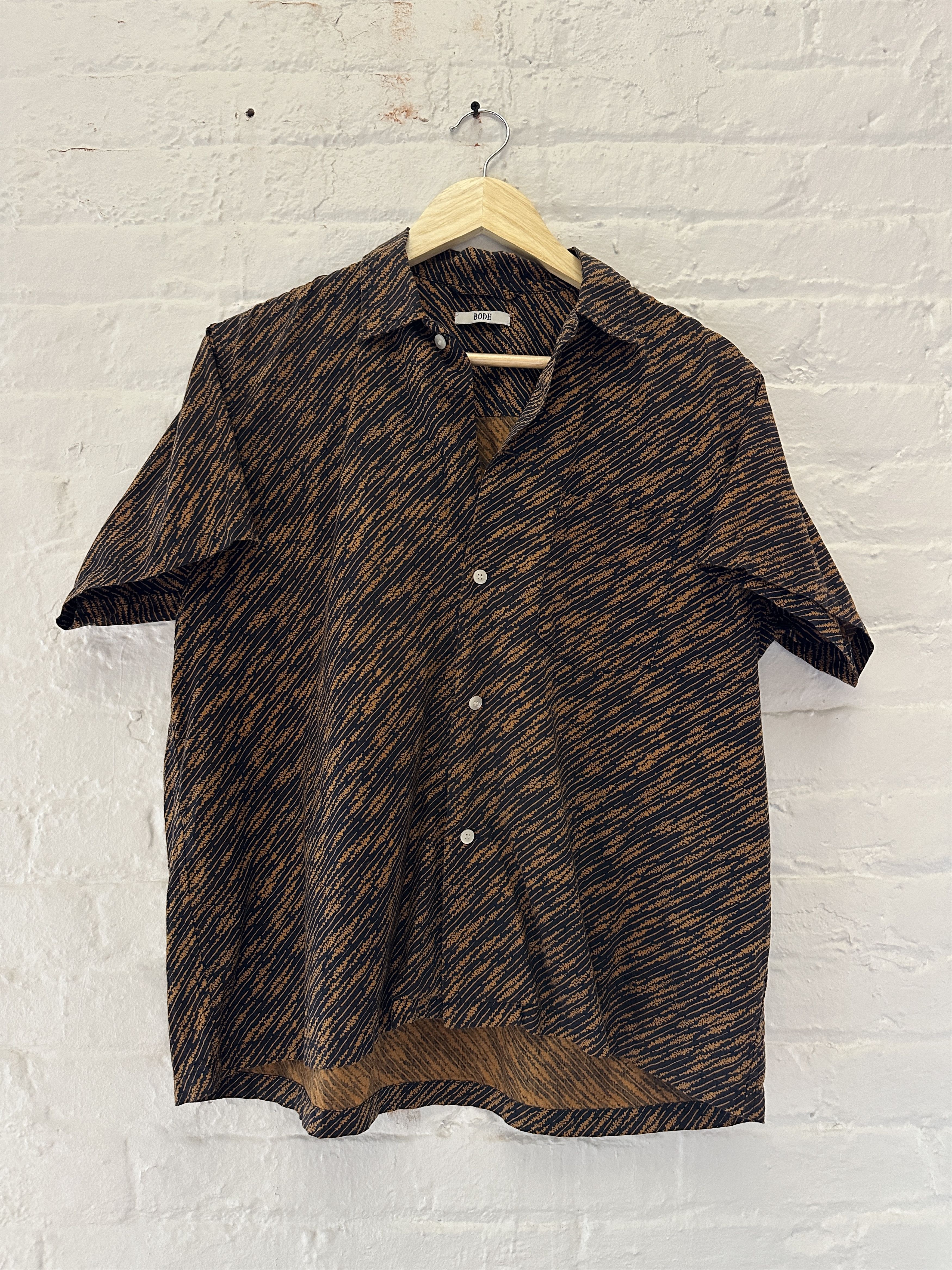 Bode Bode Fern Camp Collar Shirt Size US S / EU 44-46 / 1 - 1 Thumbnail