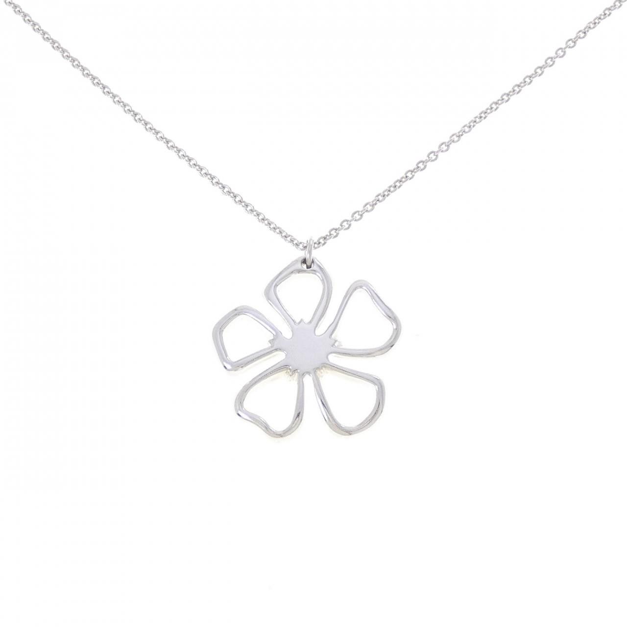 Tiffany & Co. Tiffany & Co. Tiffany & Co. 925 Silver Flower Necklace Precious Metal Necklace DUTY FREE for USA Size ONE SIZE - 1 Thumbnail