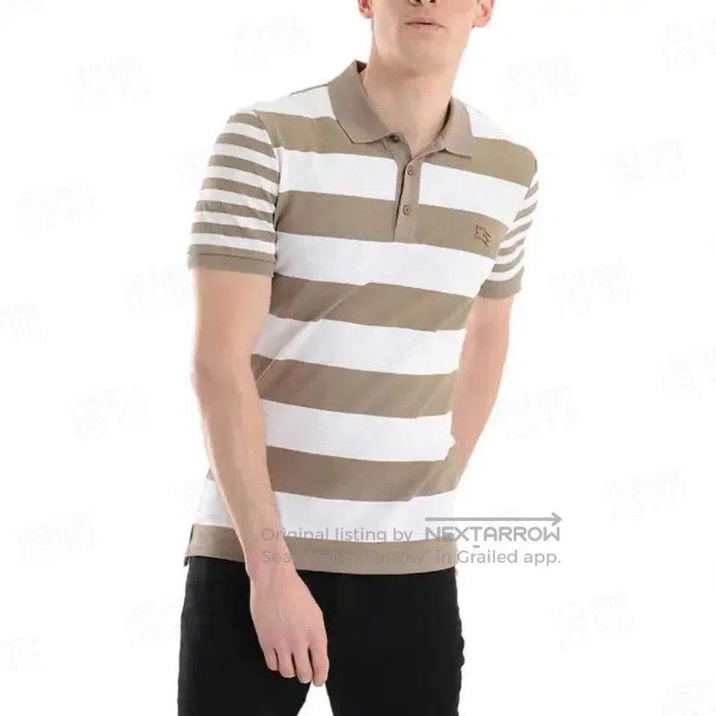Burberry Burberry Colorblock Cotton Men's Polo Shirt. Size US L / EU 52-54 / 3 - 9 Thumbnail