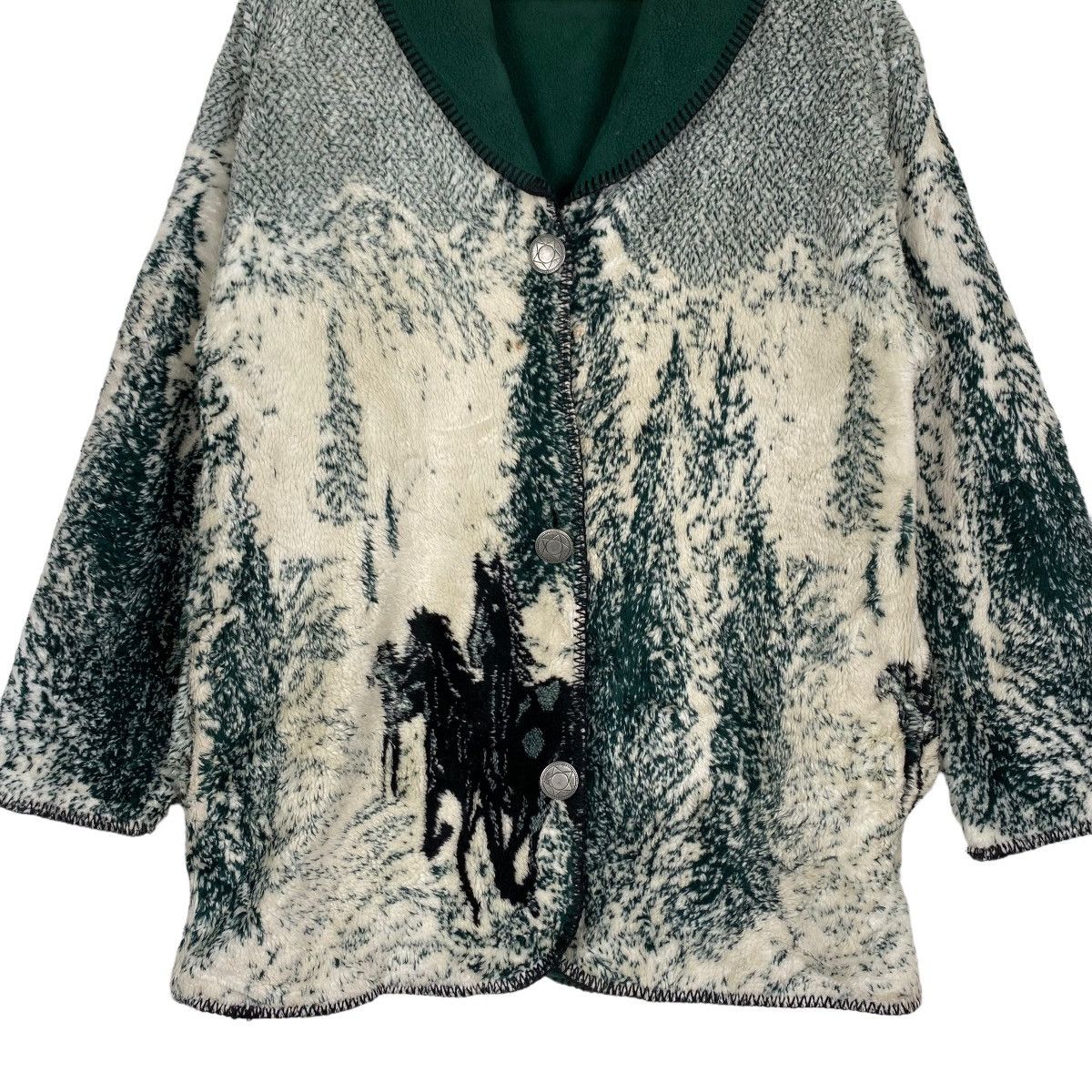 Japanese Brand Andrea Feve By Mazmania Alloverprint Art Winter Jacket Size US M / EU 48-50 / 2 - 4 Thumbnail
