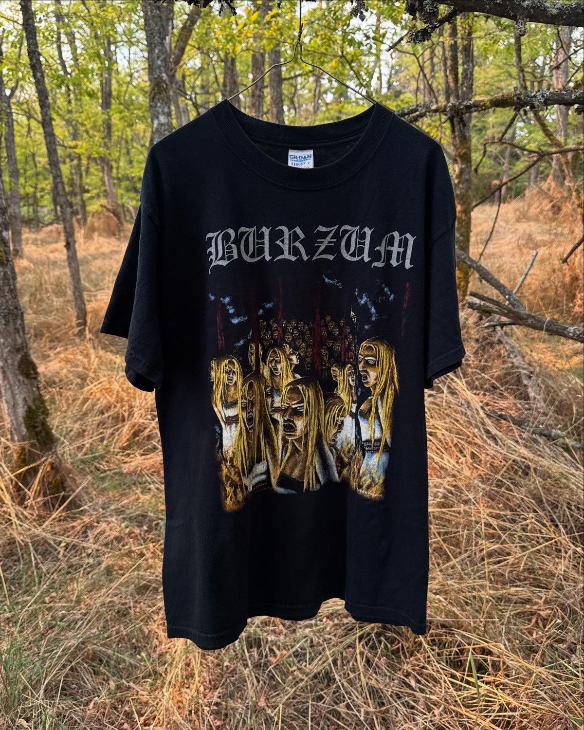 Vintage Vintage 2003 Burzum “Burning Witches” Tee Size US L / EU 52-54 / 3 - 1 Thumbnail