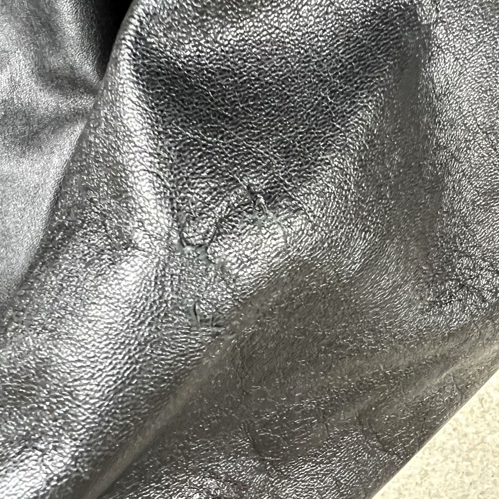 Vintage Wilsons Leather Pelle Studio Collarless Jacket Women Black Thinsulate Ultra Y2K XL Size XL / US 12-14 / IT 48-50 - 6 Thumbnail