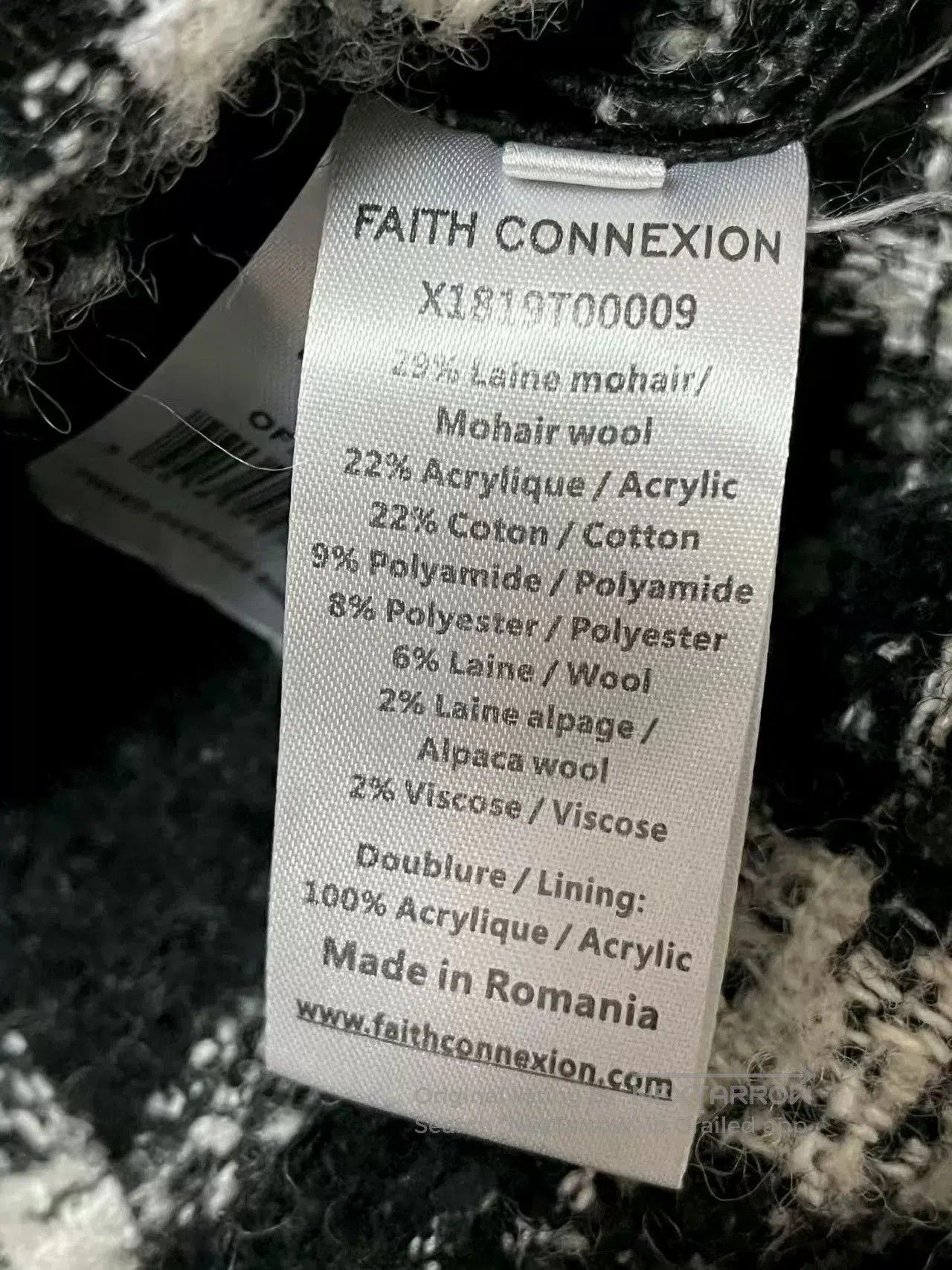 Faith Connexion Faith Connexion Black and White Shirt. Size XS / US 0-2 / IT 36-38 - 4 Thumbnail