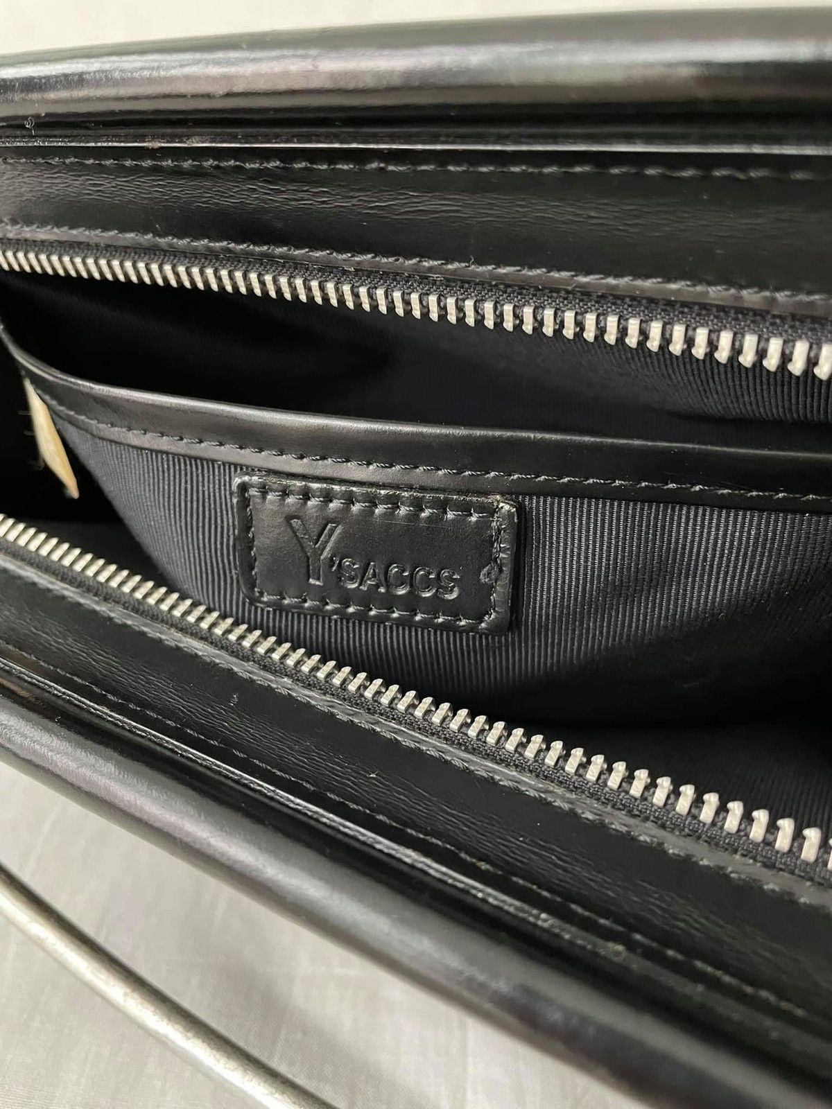 Yohji Yamamoto Yohji Yamamoto Y’saccs Leather Sling Bag Size ONE SIZE - 16 Thumbnail