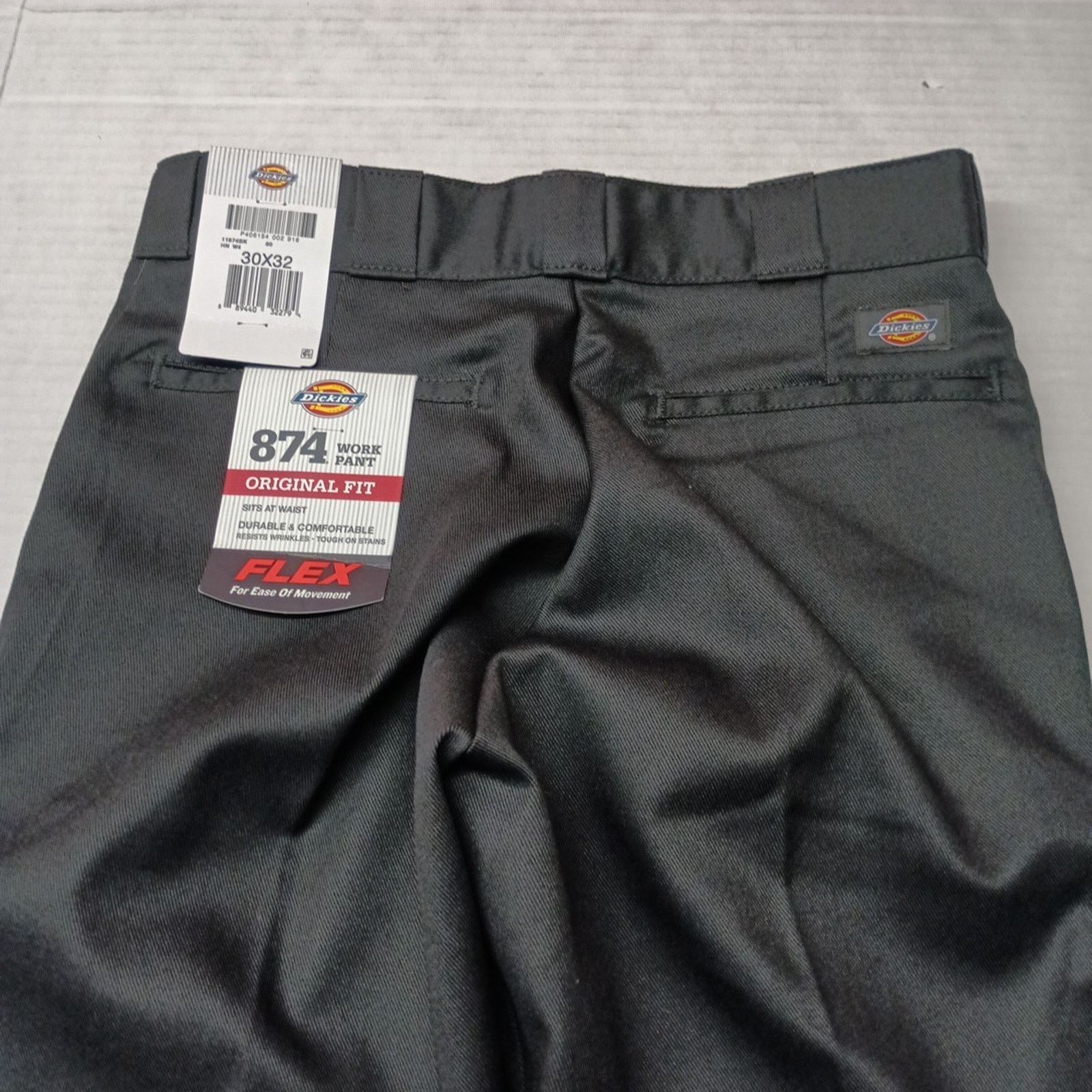 Dickies Dickies 874 Work Pants Men's 30x32 Black Original Fit Flex Size US 30 / EU 46 - 7 Thumbnail