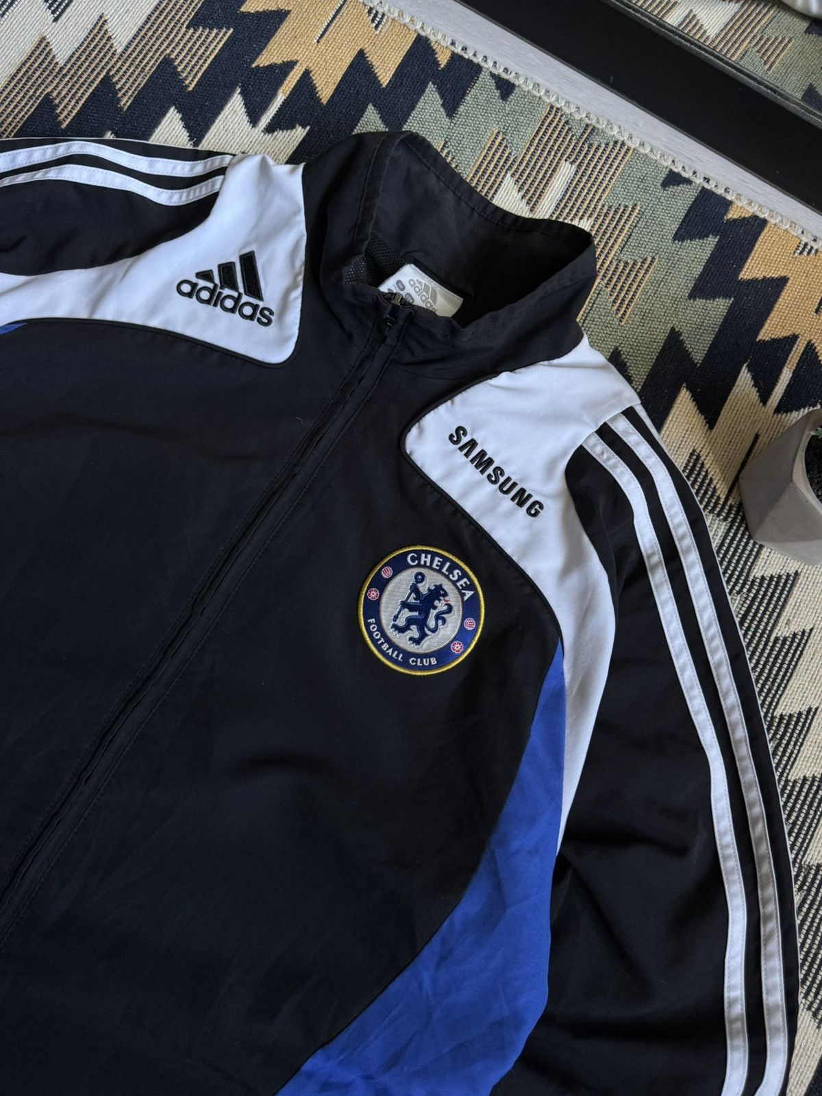 Adidas Vintage 2008/09 Adidas Chelsea Nylon Soccer Jacket Size US S / EU 44-46 / 1 - 5 Thumbnail