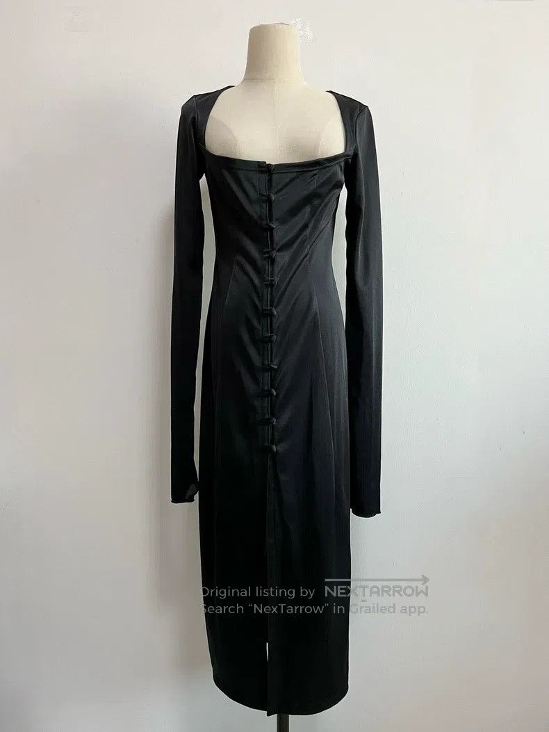 Japanese Brand Japanese Brand size F Alice auaaBlack Button Dress Size S / US 4 / IT 40 - 1 Thumbnail