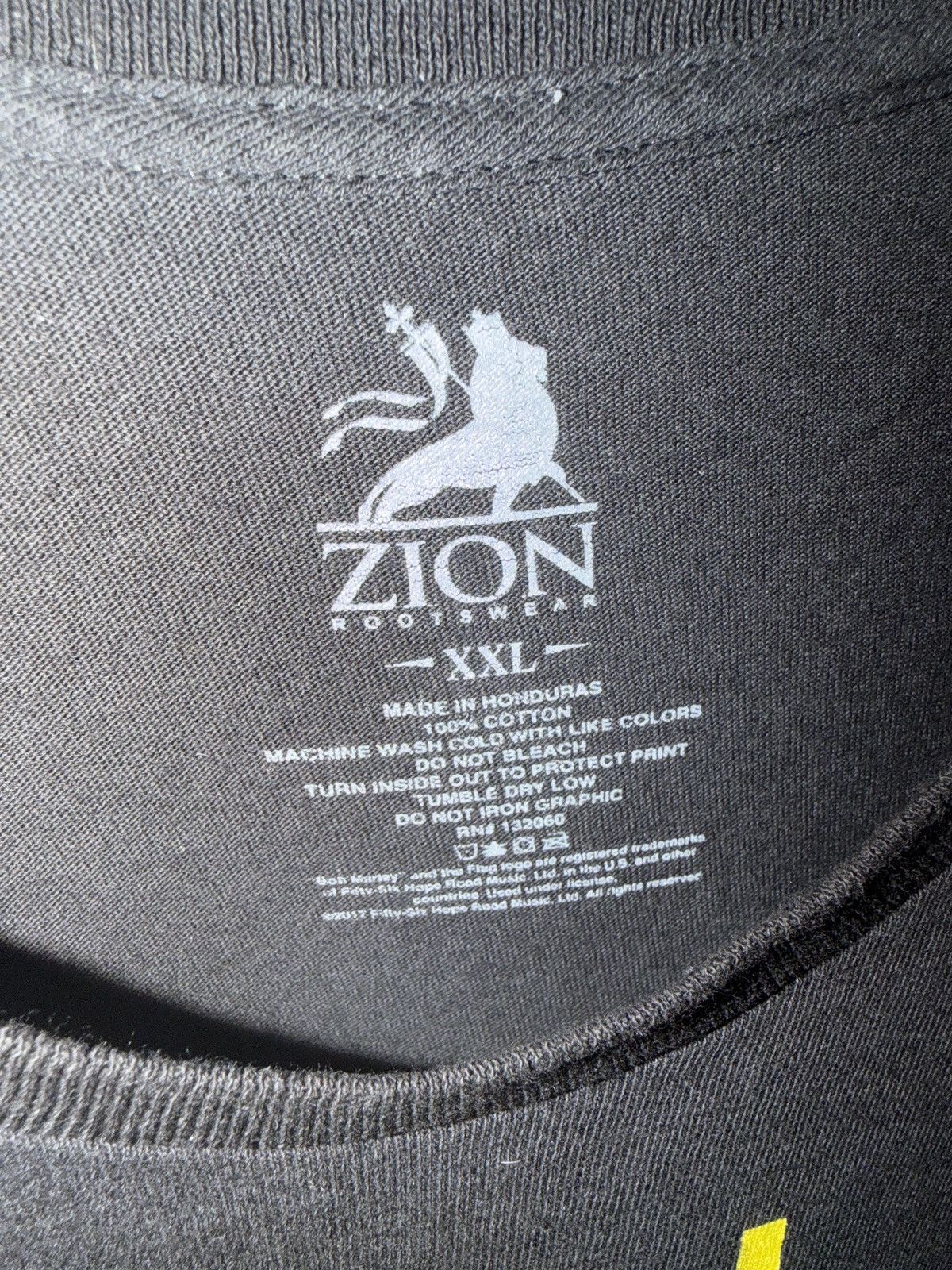 Zion Rootswear Bob Marley Tee Size US XXL / EU 58 / 5 - 3 Thumbnail