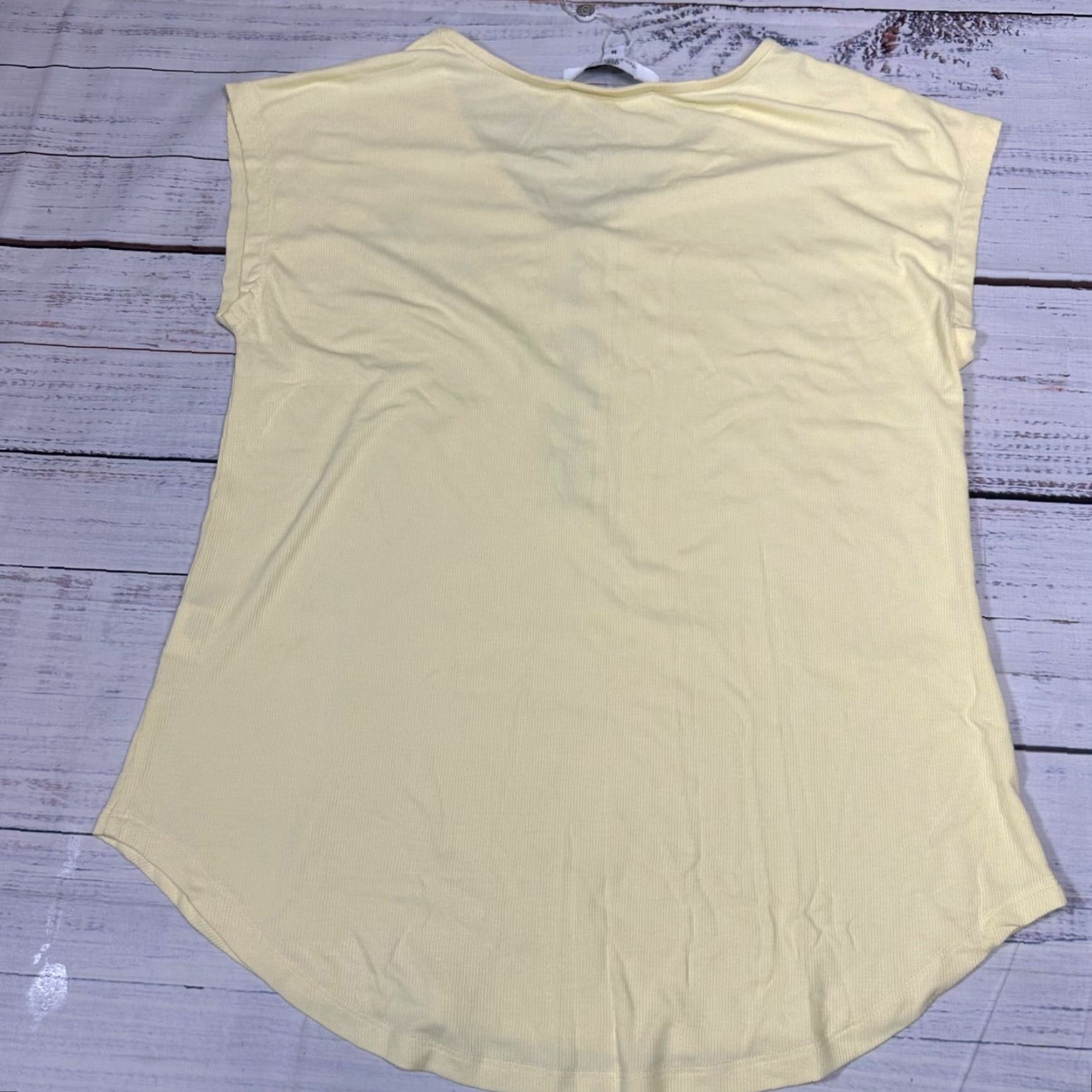 Vintage Jean-Pierre Klifa Womens Sleeveless 1/4 Zip Top Size M Yellow Ribbed Tank Size M / US 6-8 / IT 42-44 - 4 Thumbnail