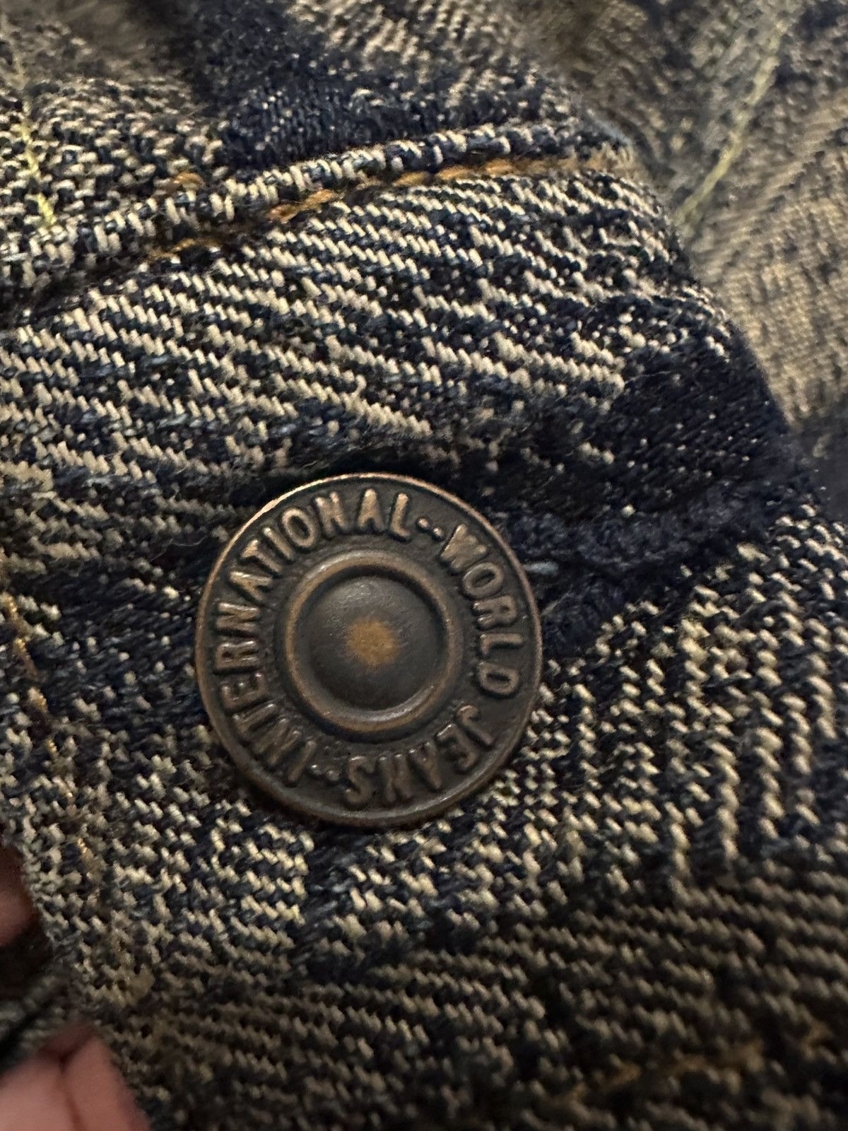 Kapital Kapital Feather Denim Jacket Buttoned Size 3 (Medium) Size US M / EU 48-50 / 2 - 3 Thumbnail
