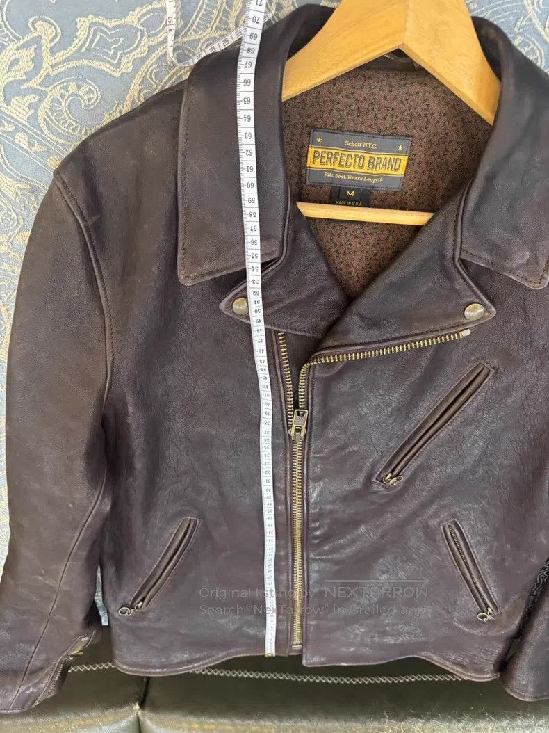 Schott Schott Leather coat Size US L / EU 52-54 / 3 - 5 Thumbnail
