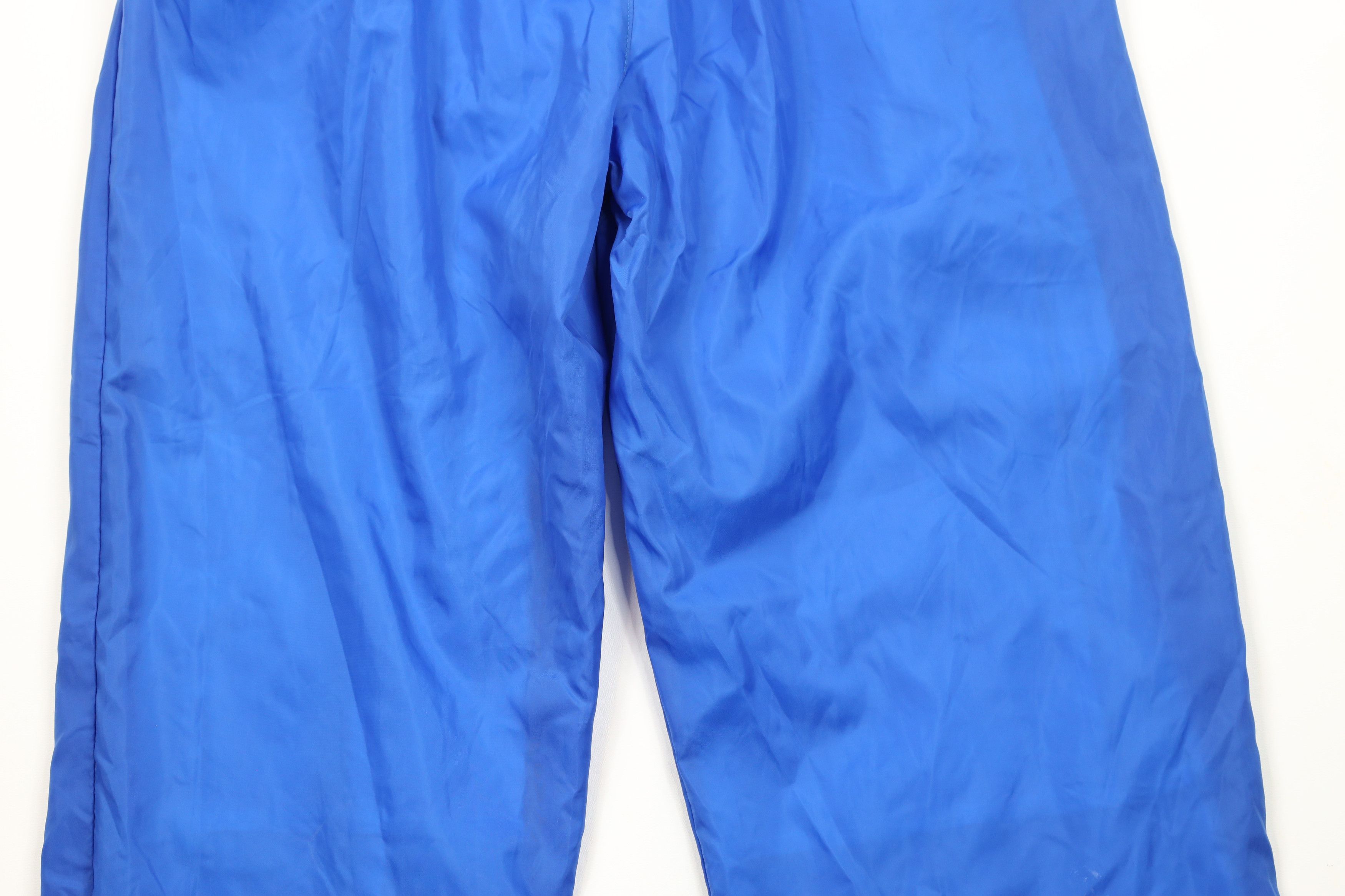Reebok × Vintage Vintage 90s Reebok Lined Cuffed Nylon Joggers Pants Blue Size US 38 / EU 54 - 13 Thumbnail