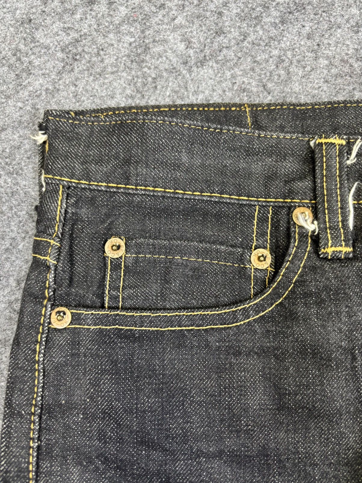 Alchemist 💥RAW💥ALCHEMIST FAB FOUR Skinny Indigo Raw Biker Denim F743 Size US 29 - 8 Thumbnail