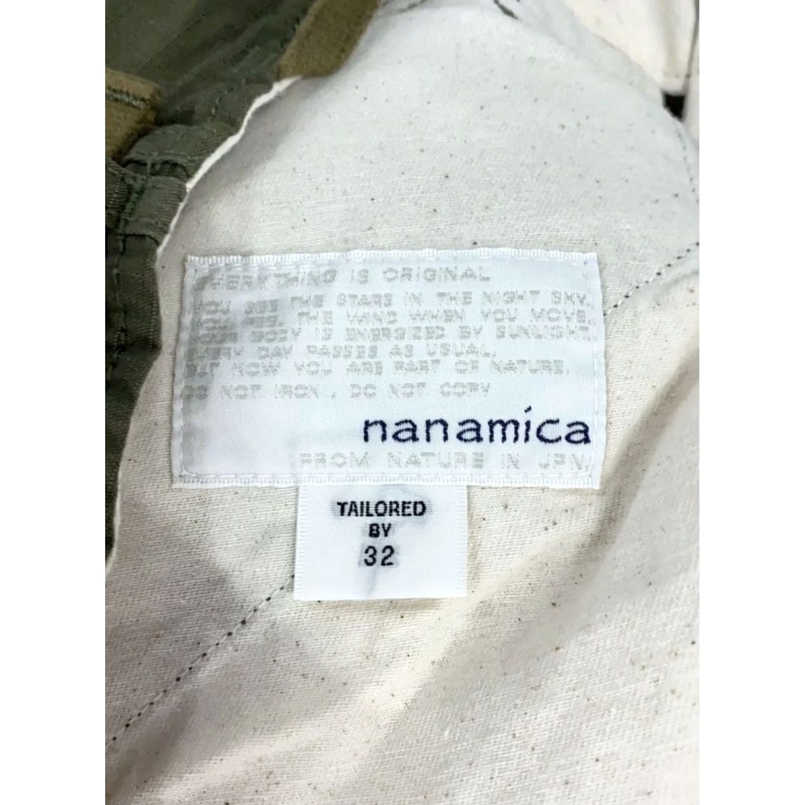 Nanamica nanamica Cargo Pants Khaki 32in Size L Mens Khaki Cargo Pants 32in L Nanamica Japan Color: Khaki 72 Inseam Size US 32 / EU 48 - 4 Thumbnail