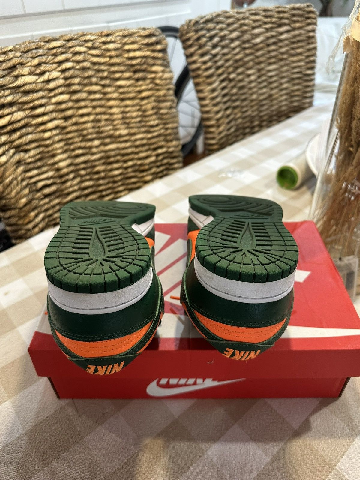 Nike Nike dunk Miami Hurricane Size US 8.5 / EU 41-42 - 4 Thumbnail
