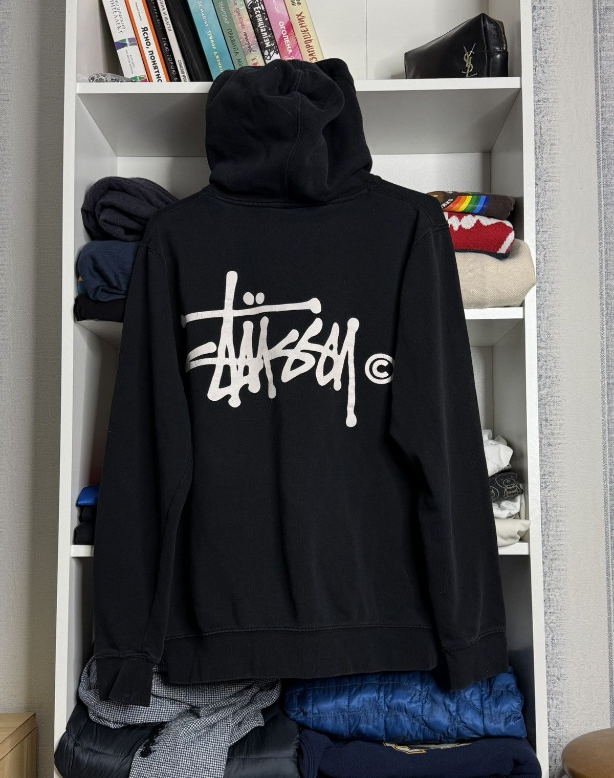 Stussy Vintage Stussy Big Logo Y2K hoodie size M Size US M / EU 48-50 / 2 - 1 Thumbnail