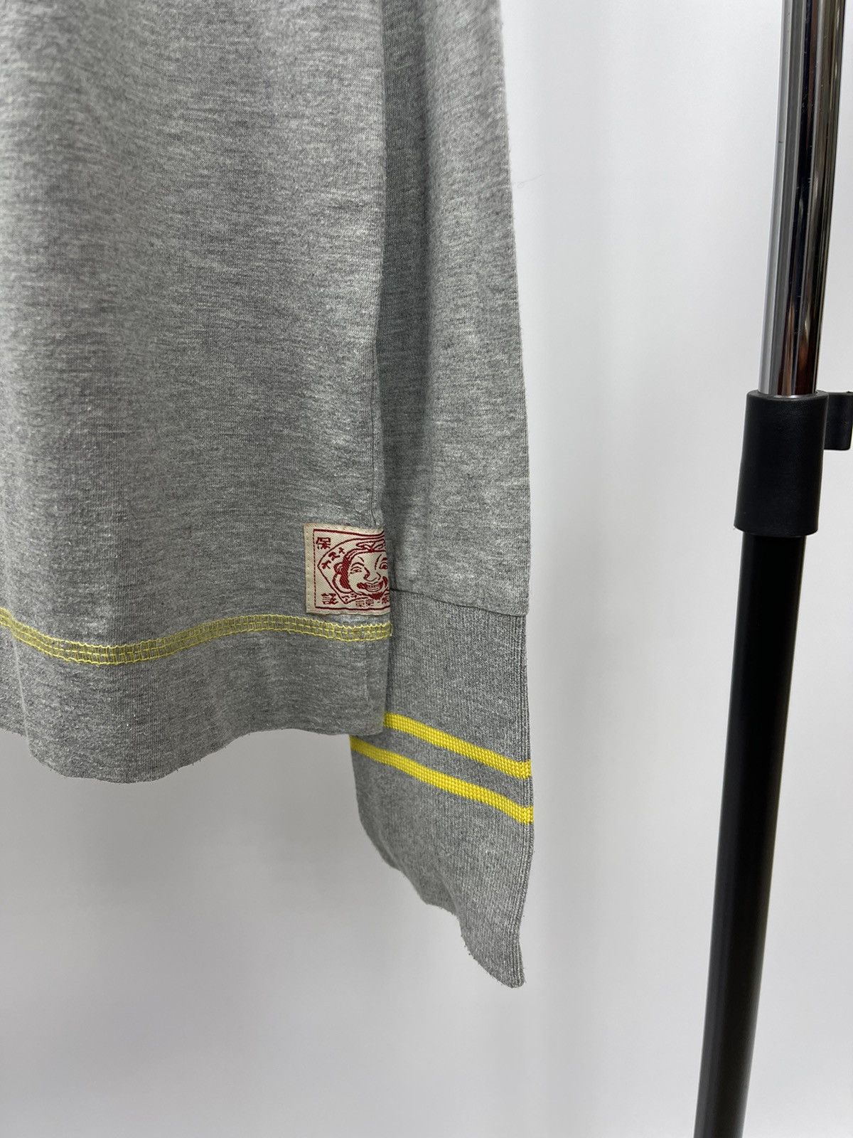 Evisu Evisu T-Shirt Long Sleeve Size XL Grey Big Logo Size US XL / EU 56 / 4 - 3 Thumbnail