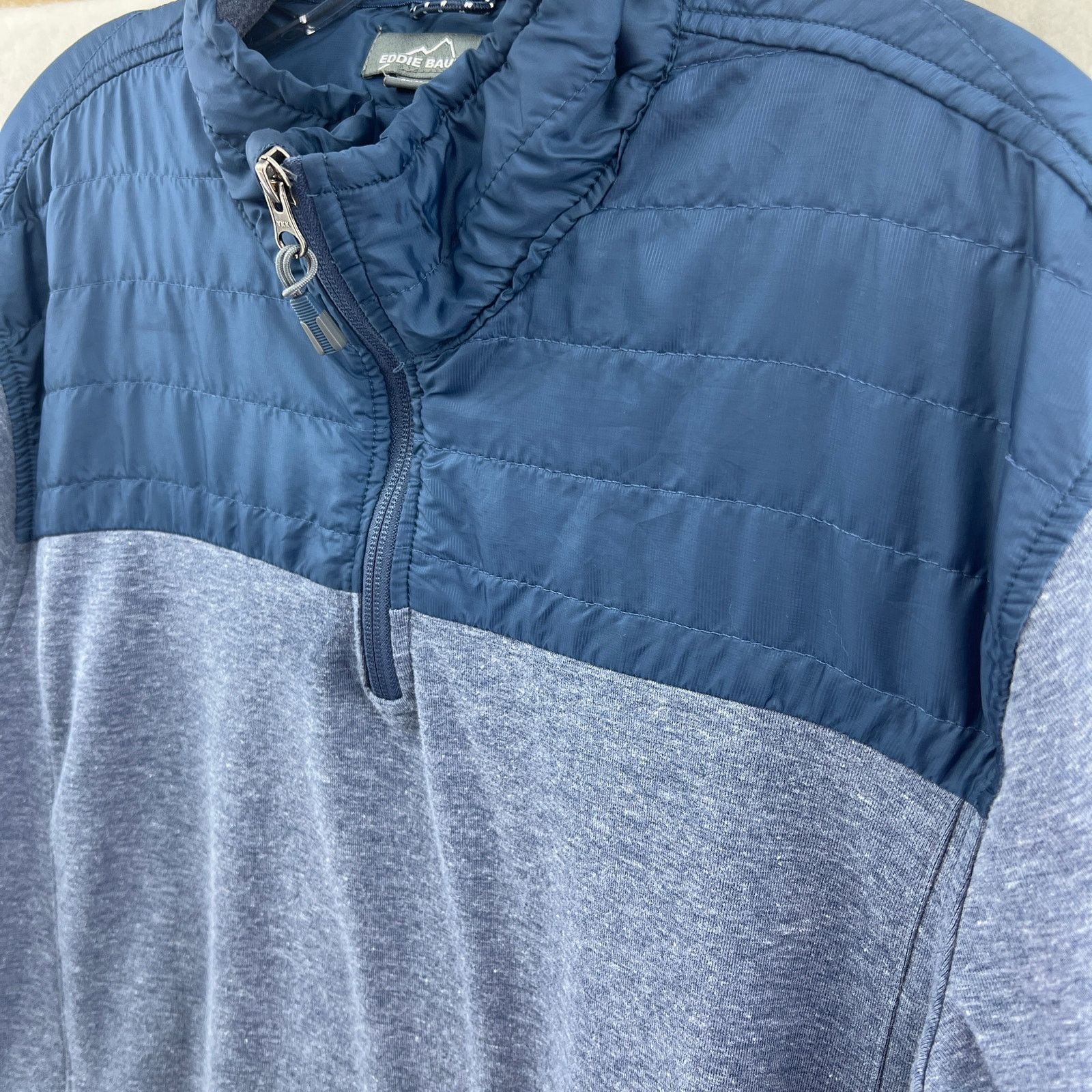 Eddie Bauer Eddie Bauer (XL) Men's Blue Polo Pullover Sweater Size US XL / EU 56 / 4 - 2 Thumbnail