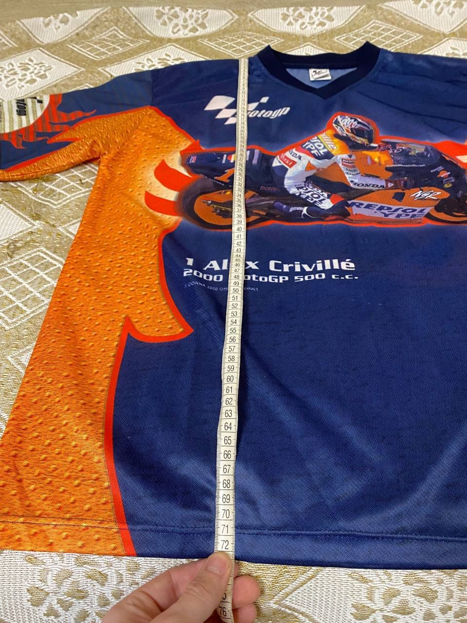 Honda 🔥 2000 MotoGP Honda Racing Alex Criville Jersey T Shirt Size US XL / EU 56 / 4 - 13 Thumbnail
