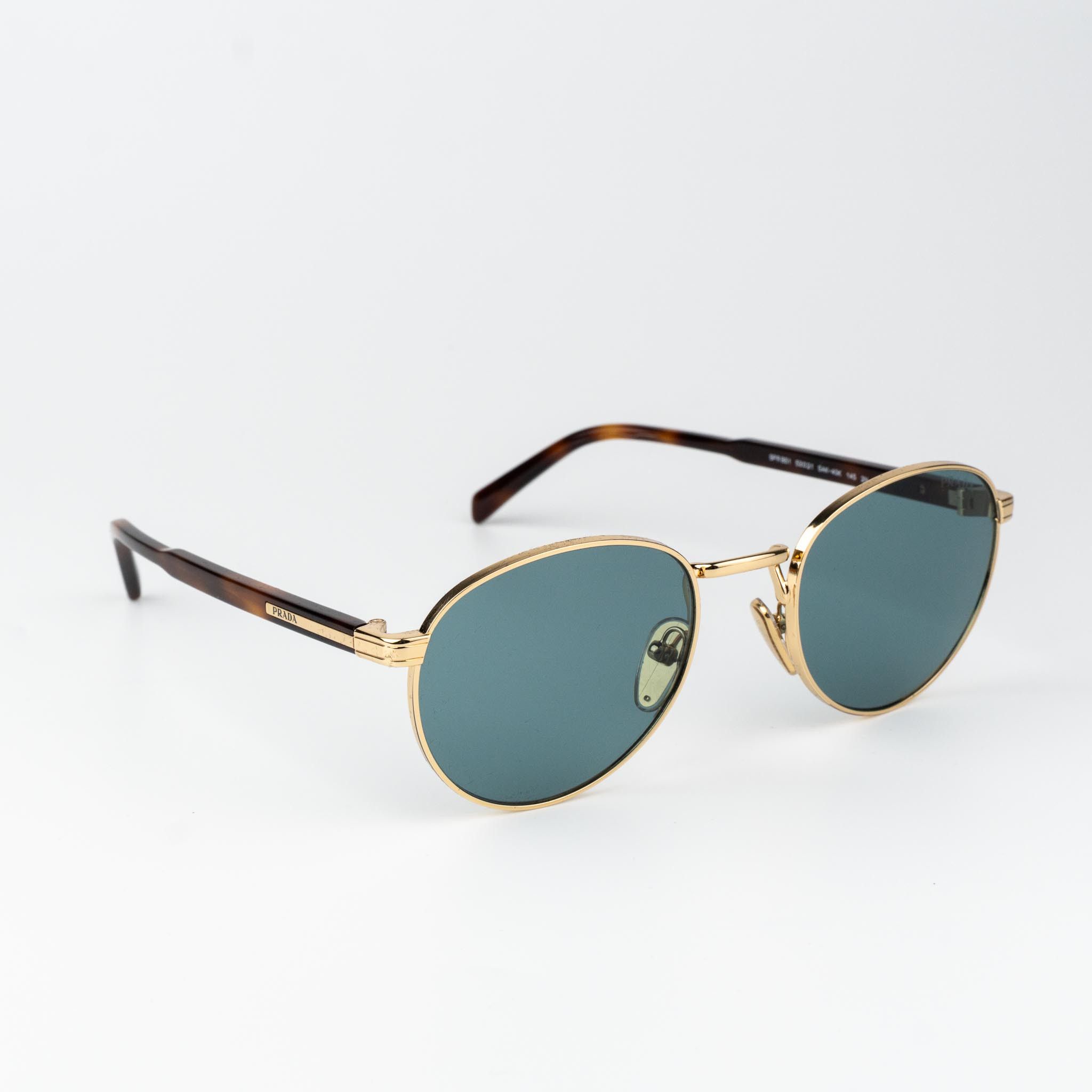 Prada Prada Women Sunglasses Round PRB51S 5AK40K NEW AUTHENTIC Size ONE SIZE - 5 Thumbnail