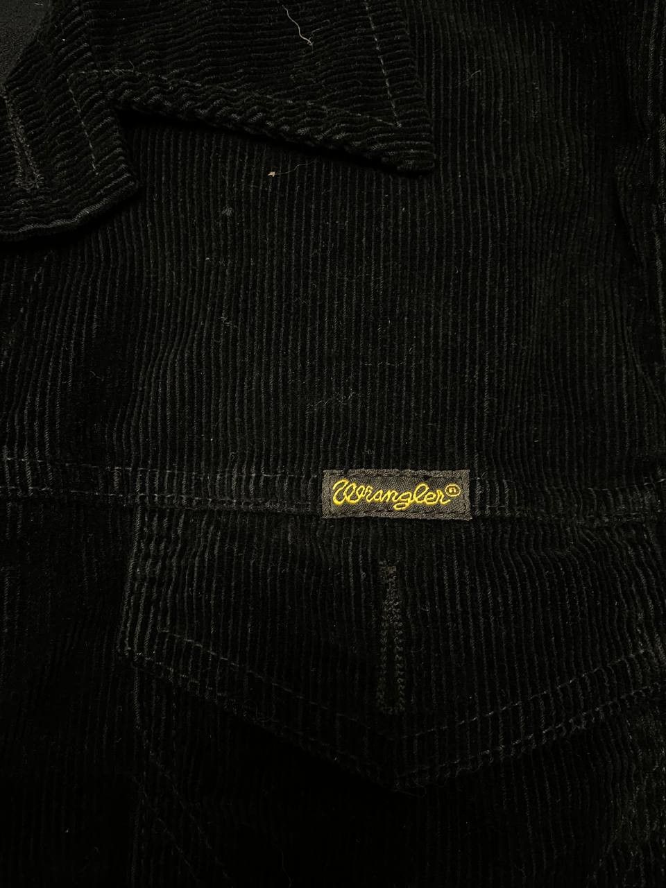 Wrangler Vintage Wrangler Velvet Denim Black Jacket 90s Japan style Size US M / EU 48-50 / 2 - 5 Thumbnail